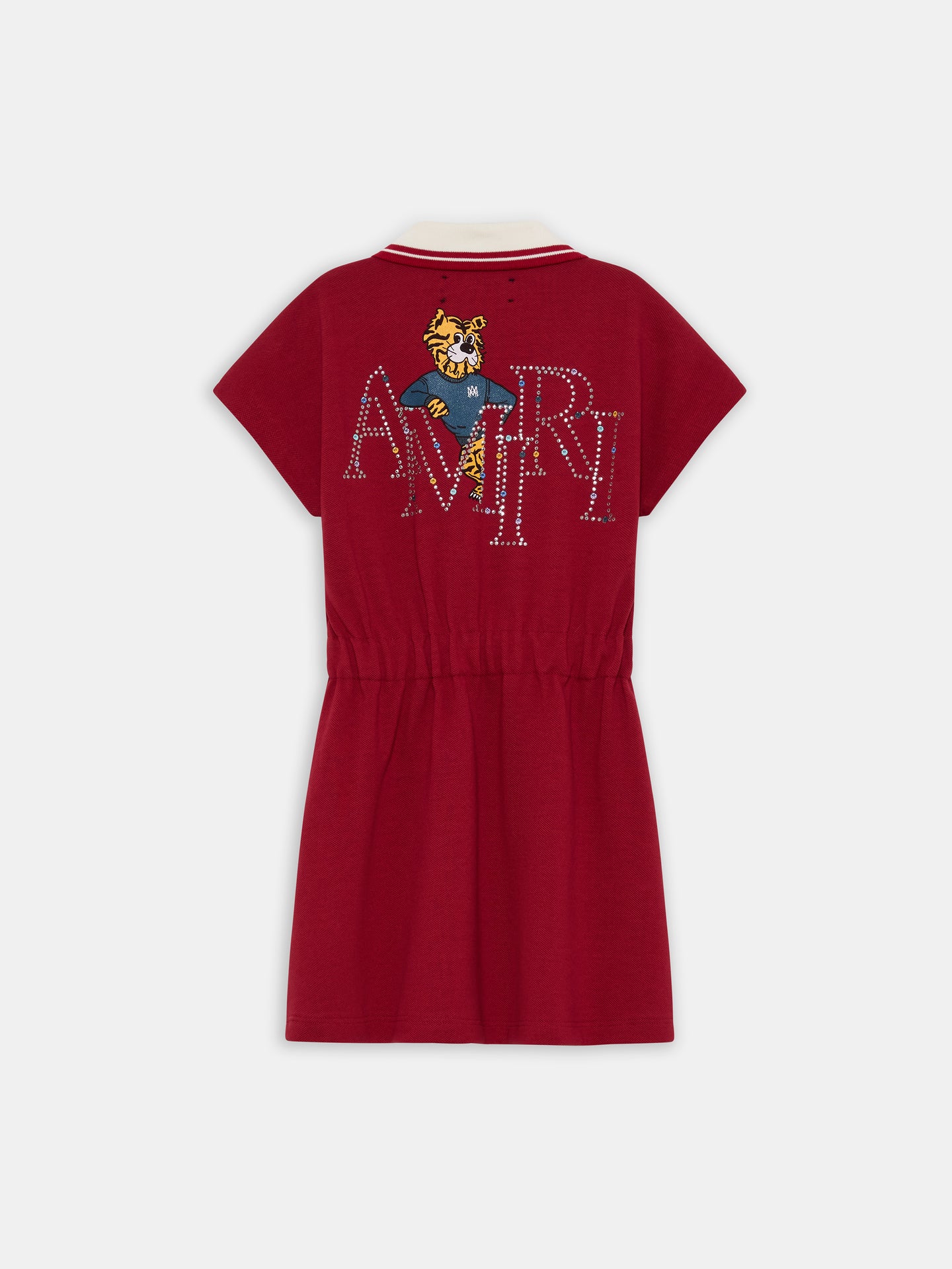 NIÑOS - VESTIDO AMIRI TIGRE DESFASADO PARA NIÑOS - Rojo Profundo