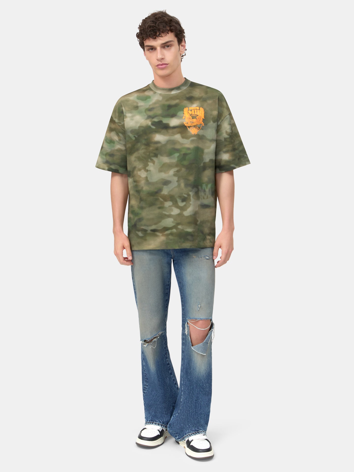 CAMISETA AMIRI EAGLE OVERSIZE - Camuflaje