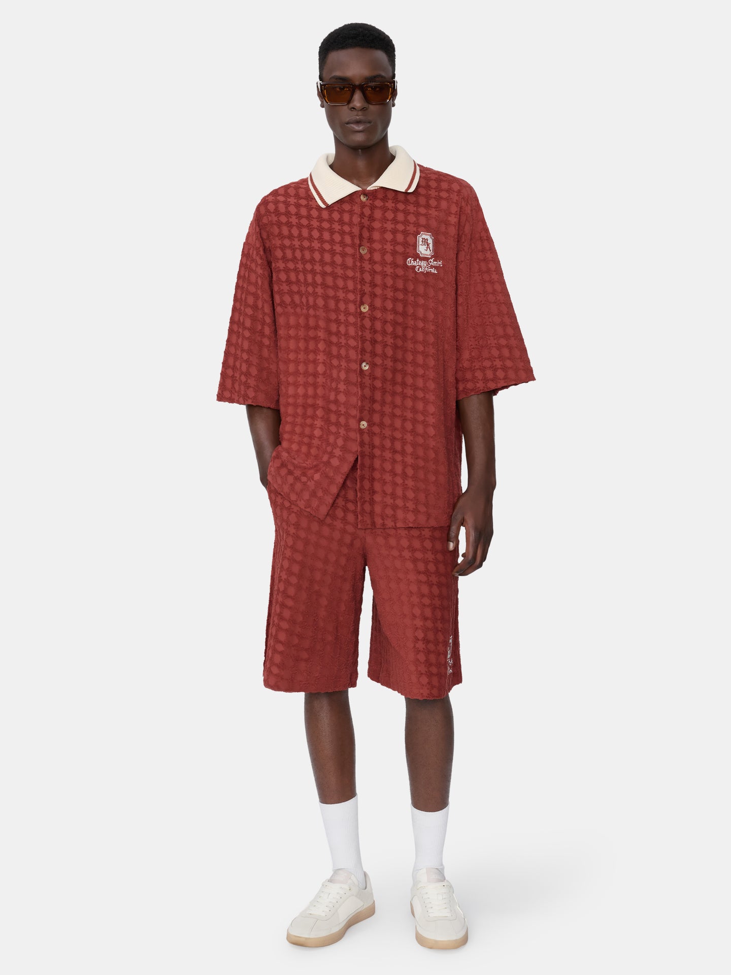 CAMISA MA CHATEAU DE TALLA AMPLIA - Terracotta