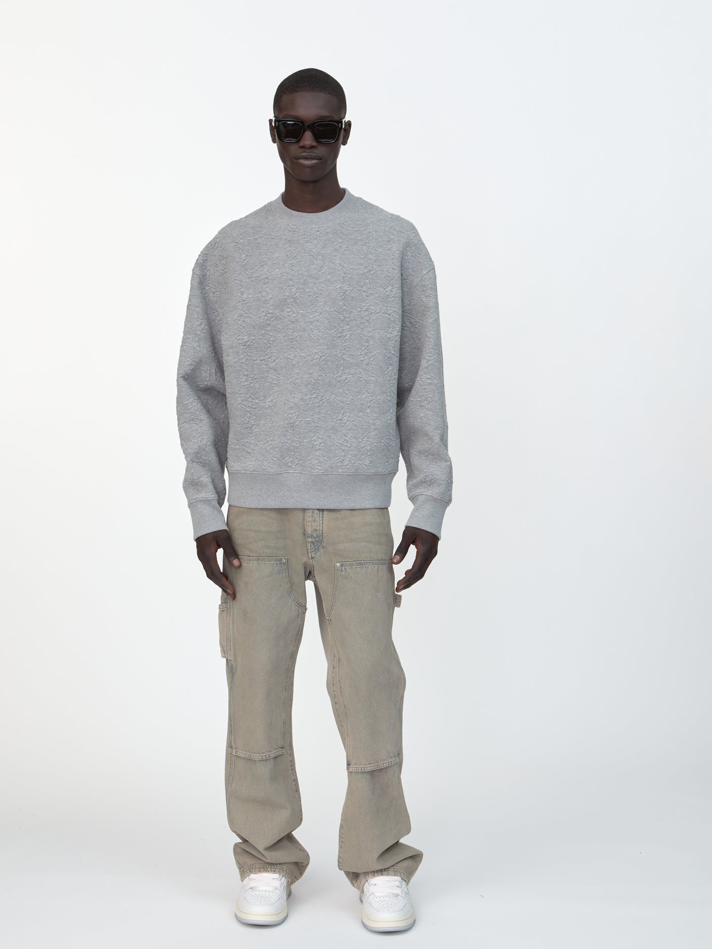 MA QUAD OVERSIZED CREW - PIEDRA