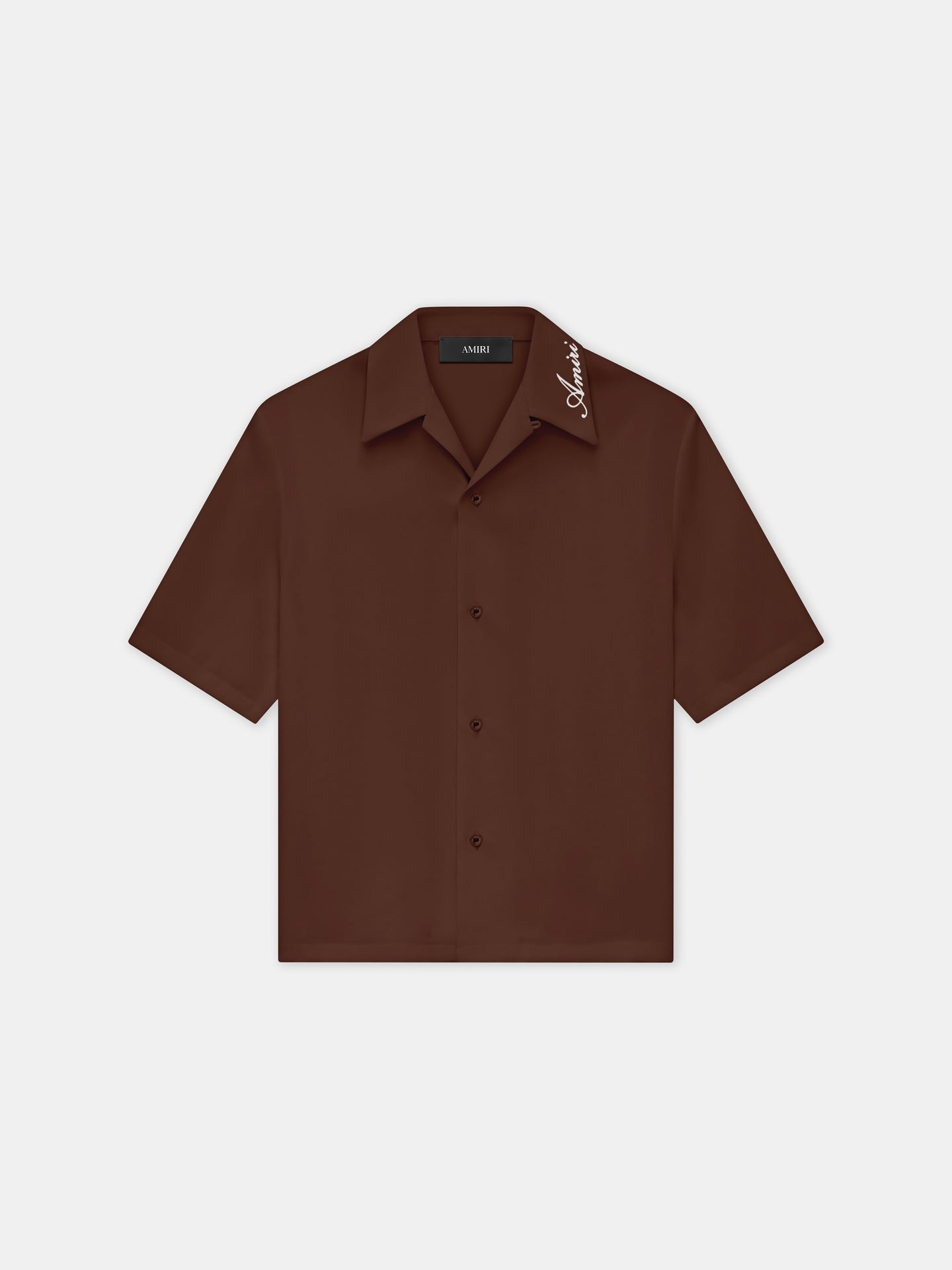 CAMISA AMIRI CAMP - Chocolate