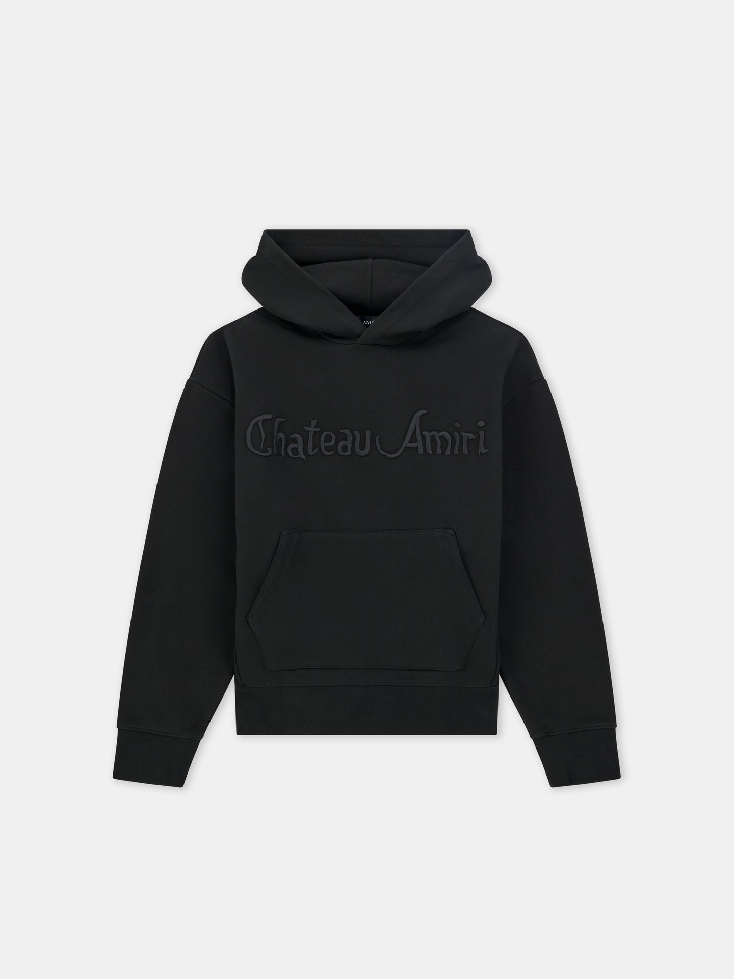 CHATEAU AMIRI TONAL OVERSIZED HOODIE - Negro