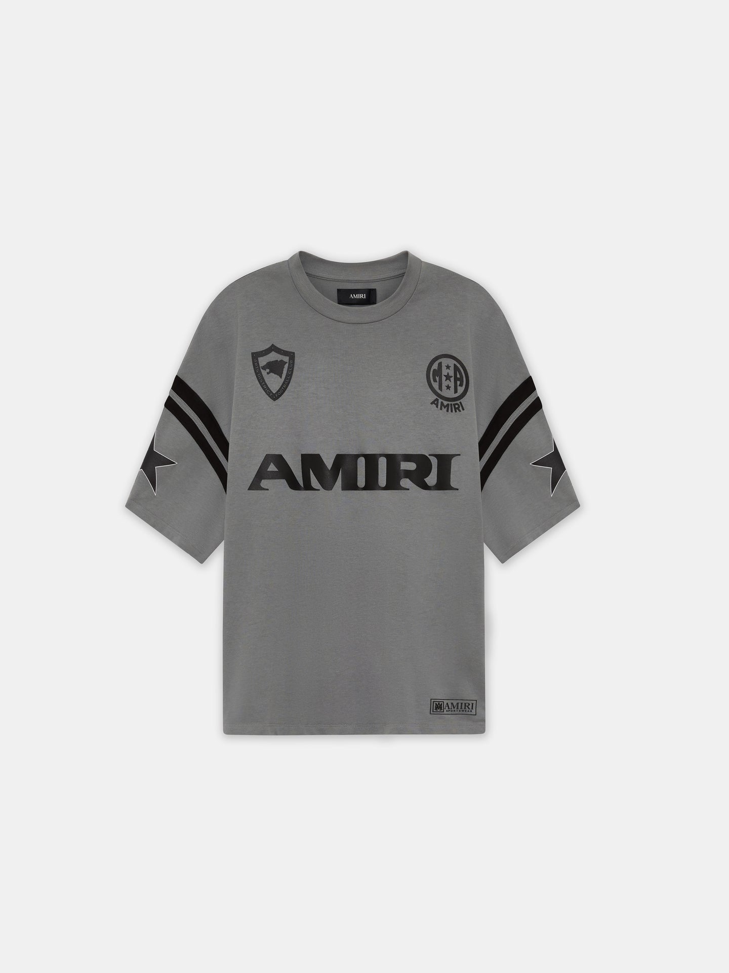 CAMISETA DE PATINAR AMIRI SPORT OVERSIZED - PIEDRA