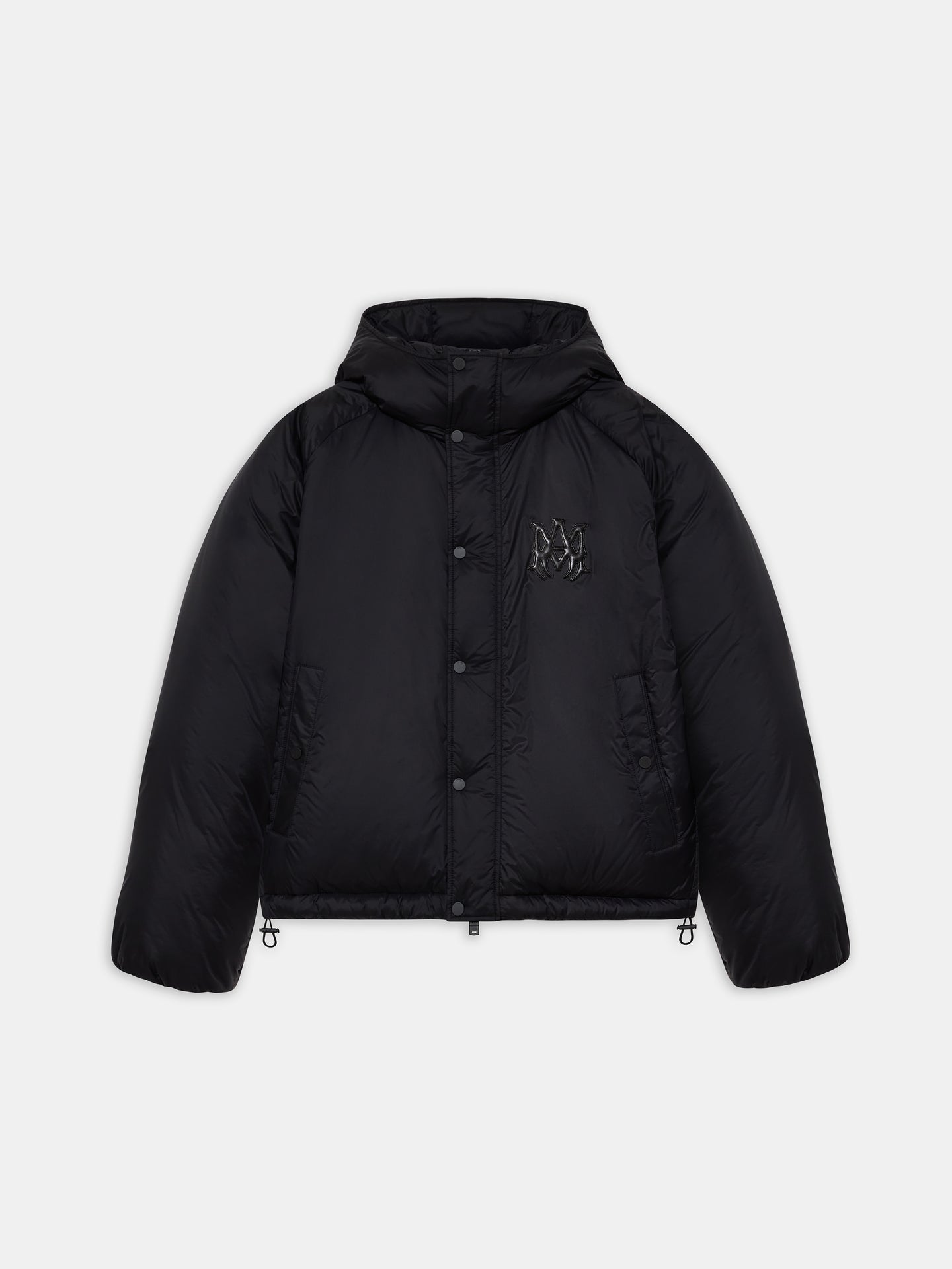 CHAQUETA DE PLUMÓN CON CAPILOTE AMIRI - Negro