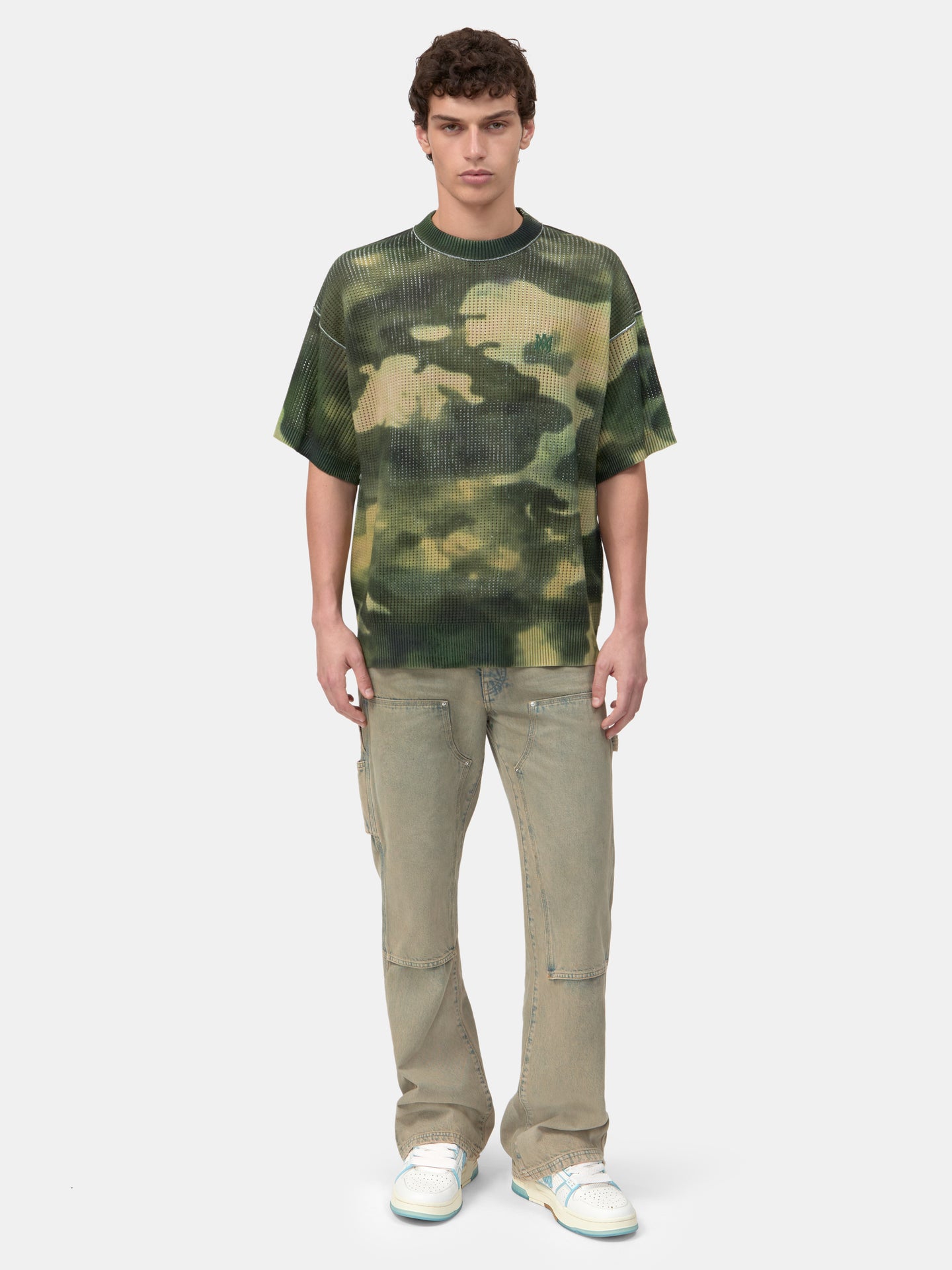 CAMO OVERSIZED TEE - Verde