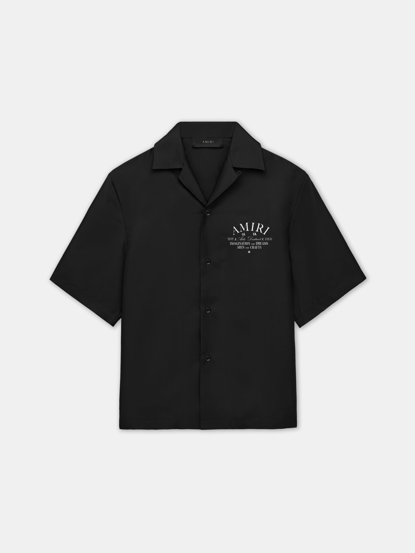 CAMISA DE BOWLING DISTRICT ARTS - NEGRO