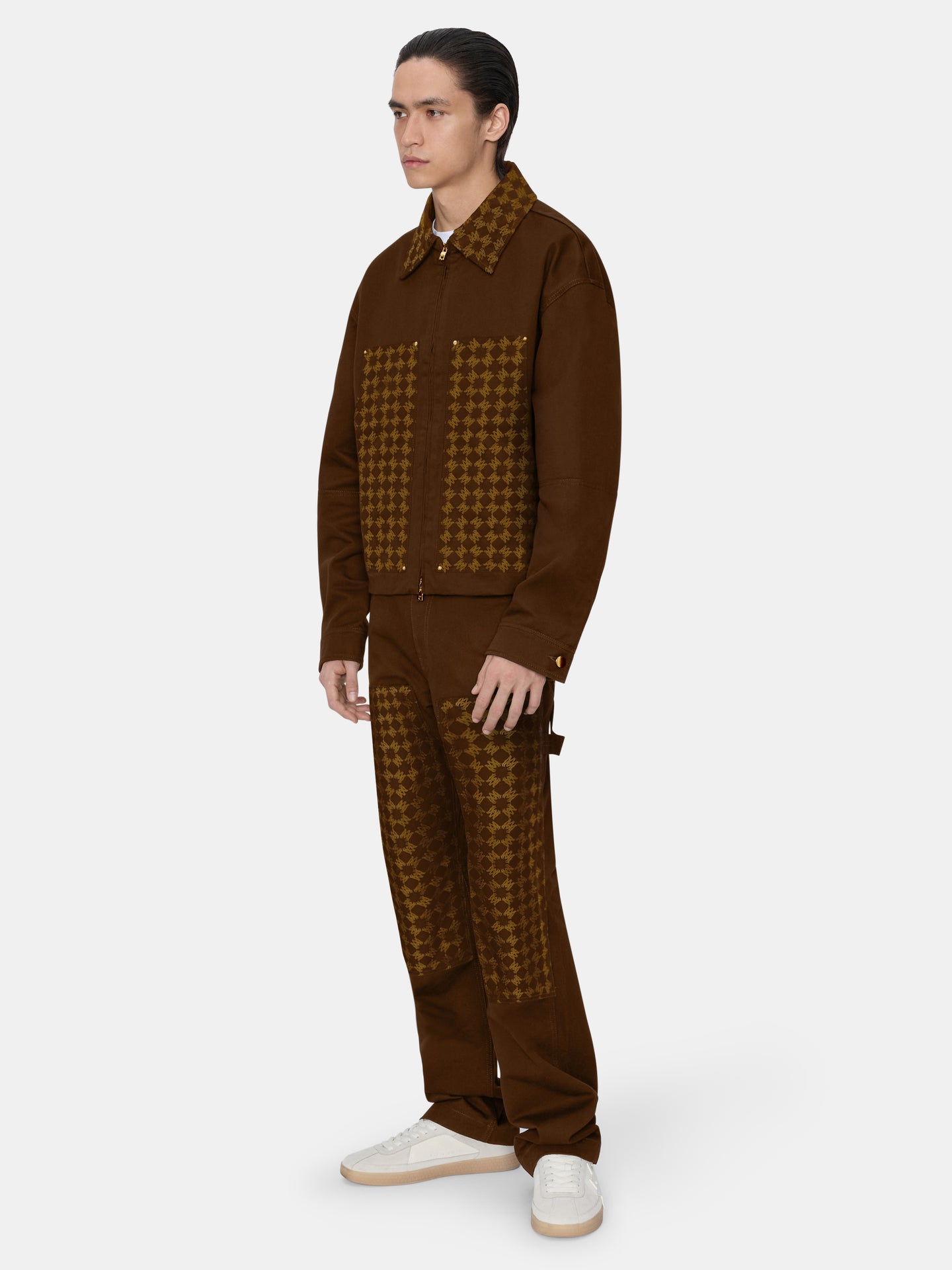 MA QUAD JACQUARD CARPENTER - MARRÓN OSCURO
