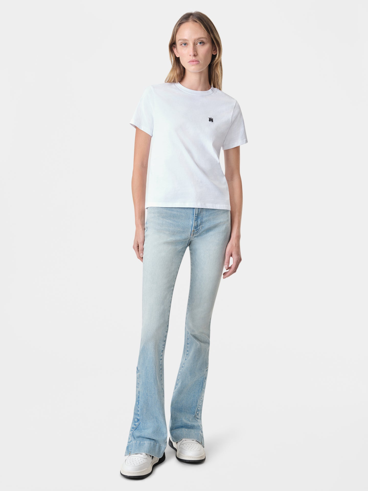 MUJER - PANTALÓN KICK FLARE PARA MUJER - Azul Indigo Claro