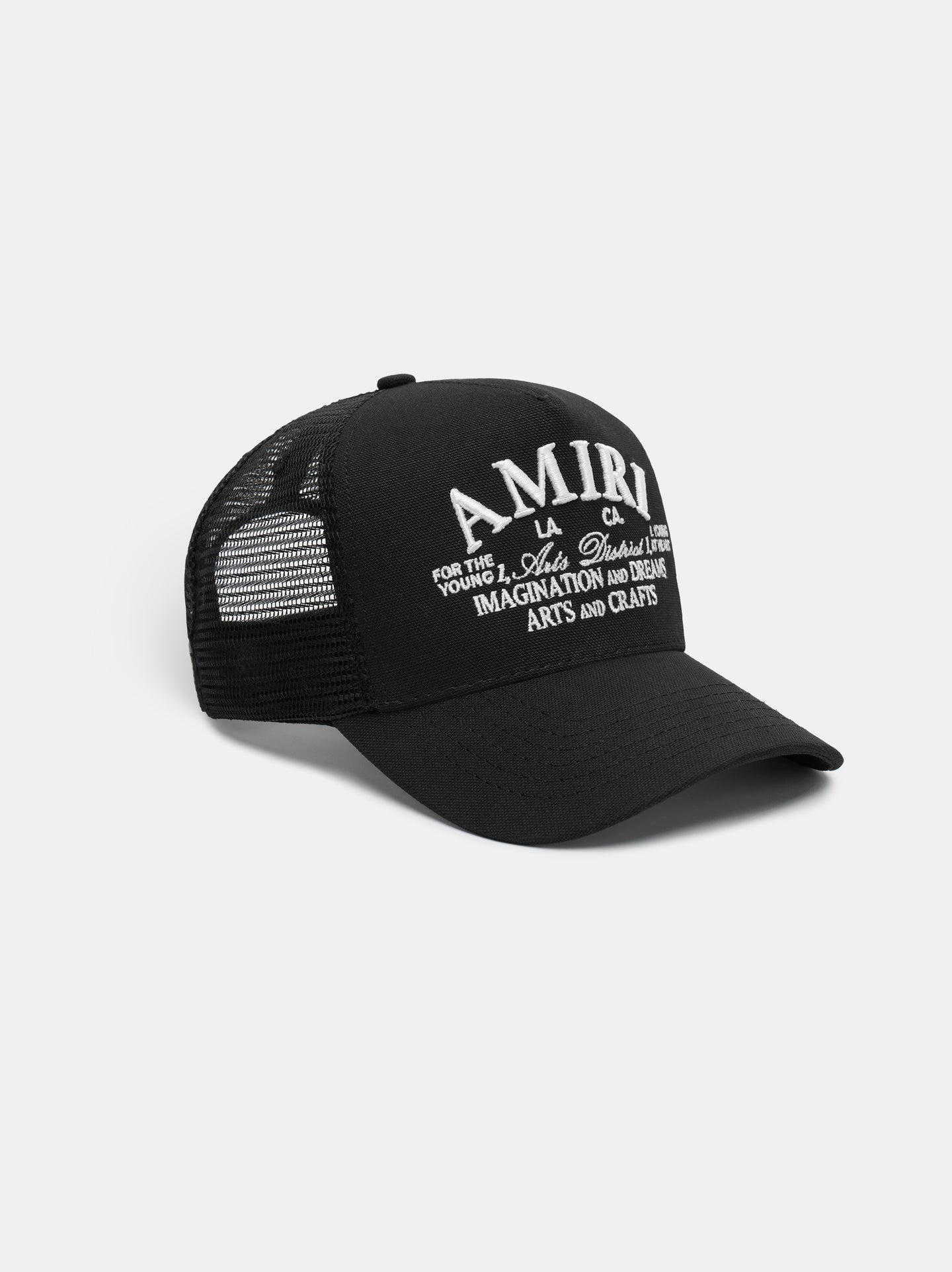 Gorra Trucker del Barrio de las Artes - Negro
