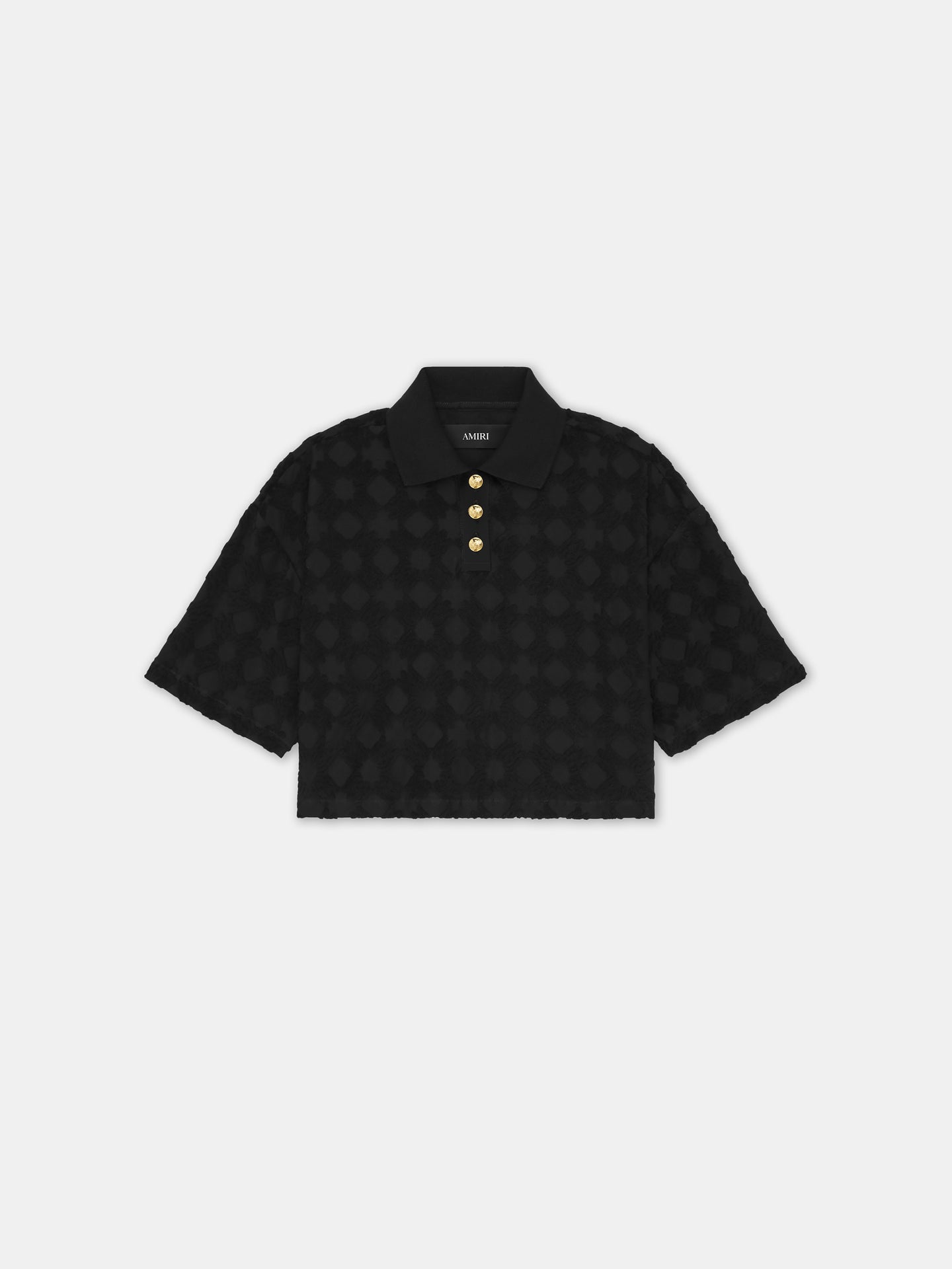 MUJER - POLERA MA QUAD EN TELA TOALLA PARA MUJER - Negro