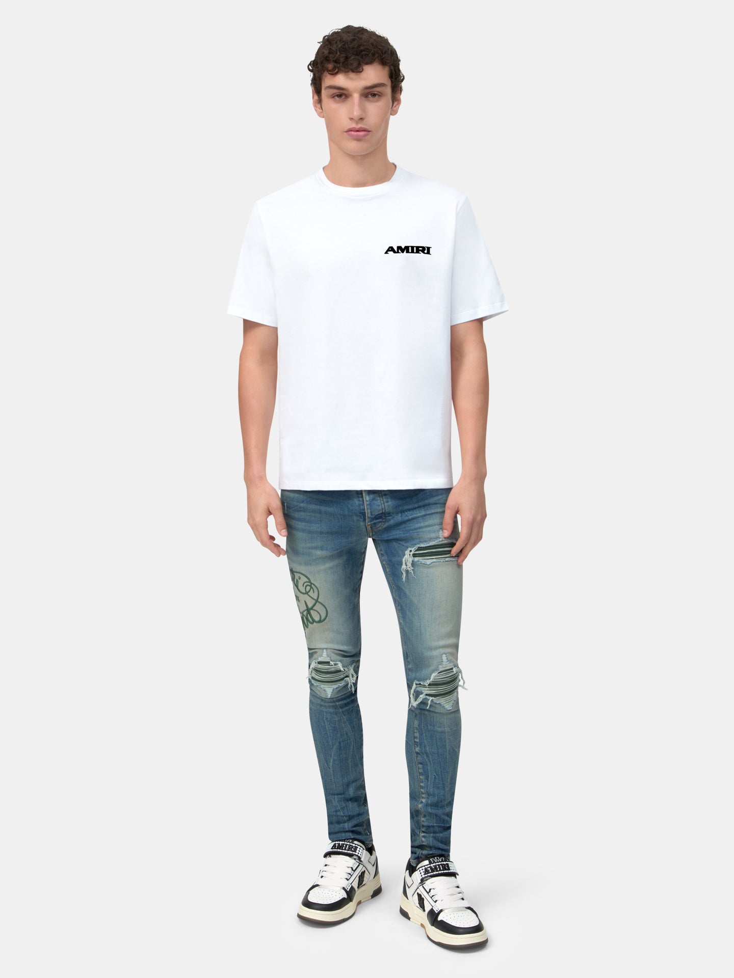 CAMISETA AMIRI SPORT - BLANCO