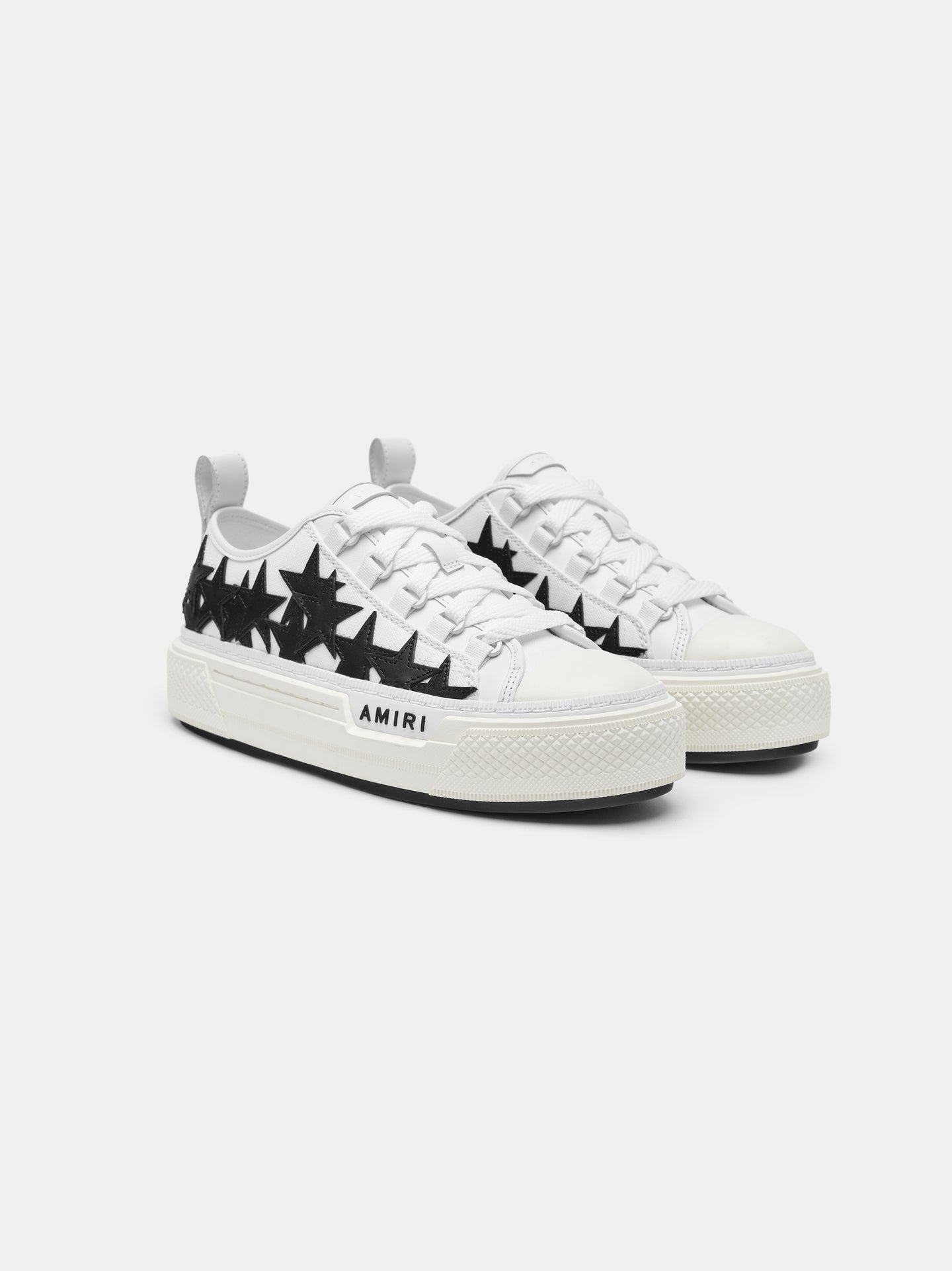 MUJER - WOMEN'S STARS COURT LOW - BLANCO/NEGRO
