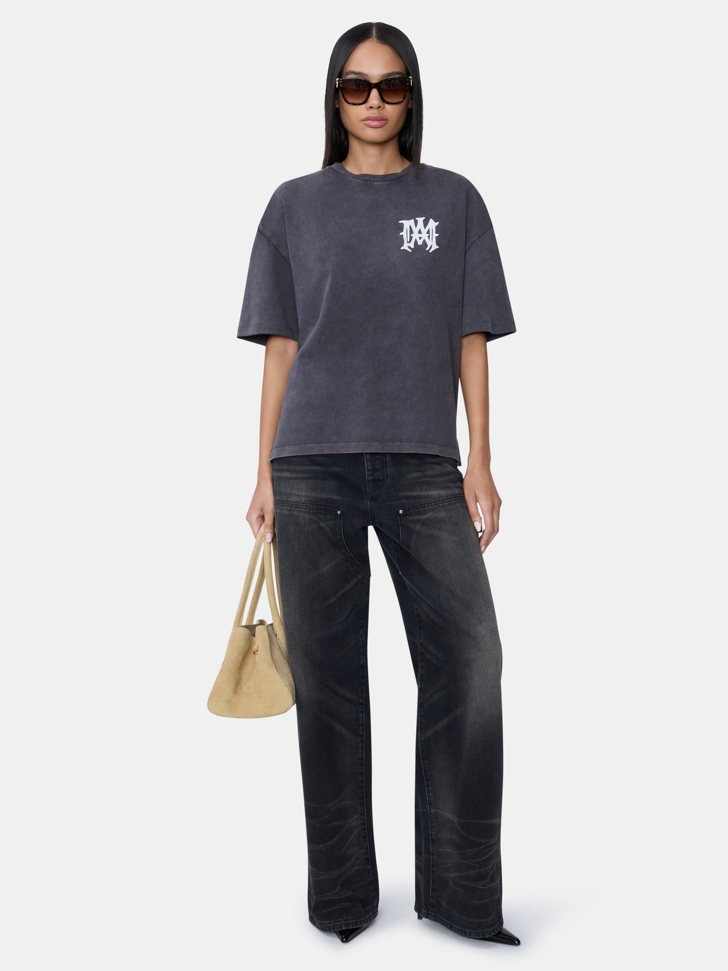 MUJER - CAMISETA AMIRI HOLLYWOOD GRANDE PARA MUJER - Negro