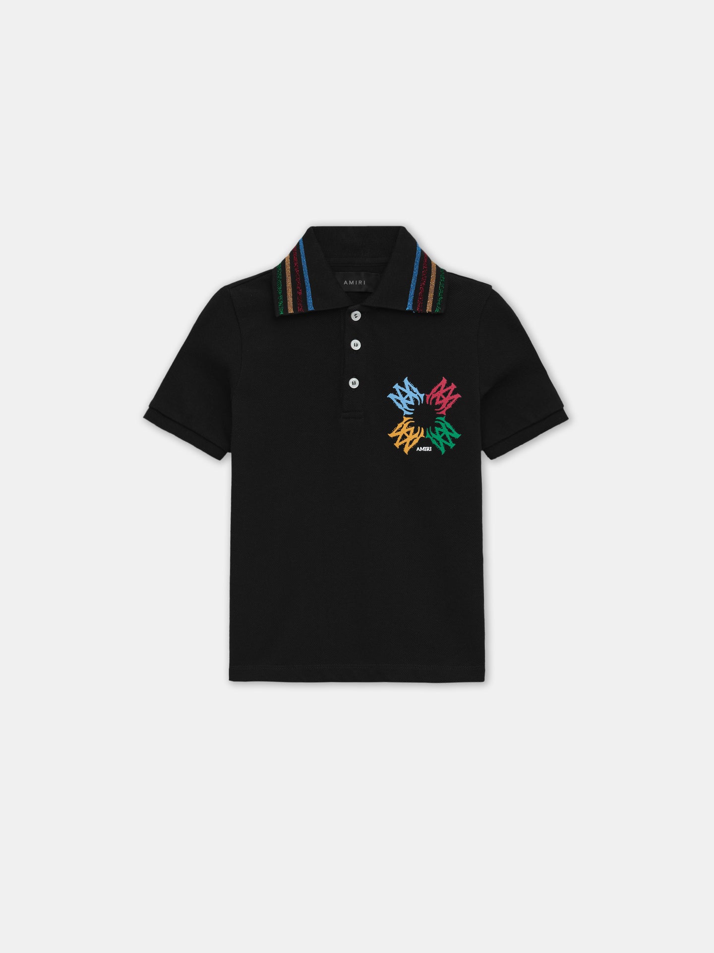KIDS - POLERA MA QUAD SCRIBBLE PARA NIÑOS - Negro