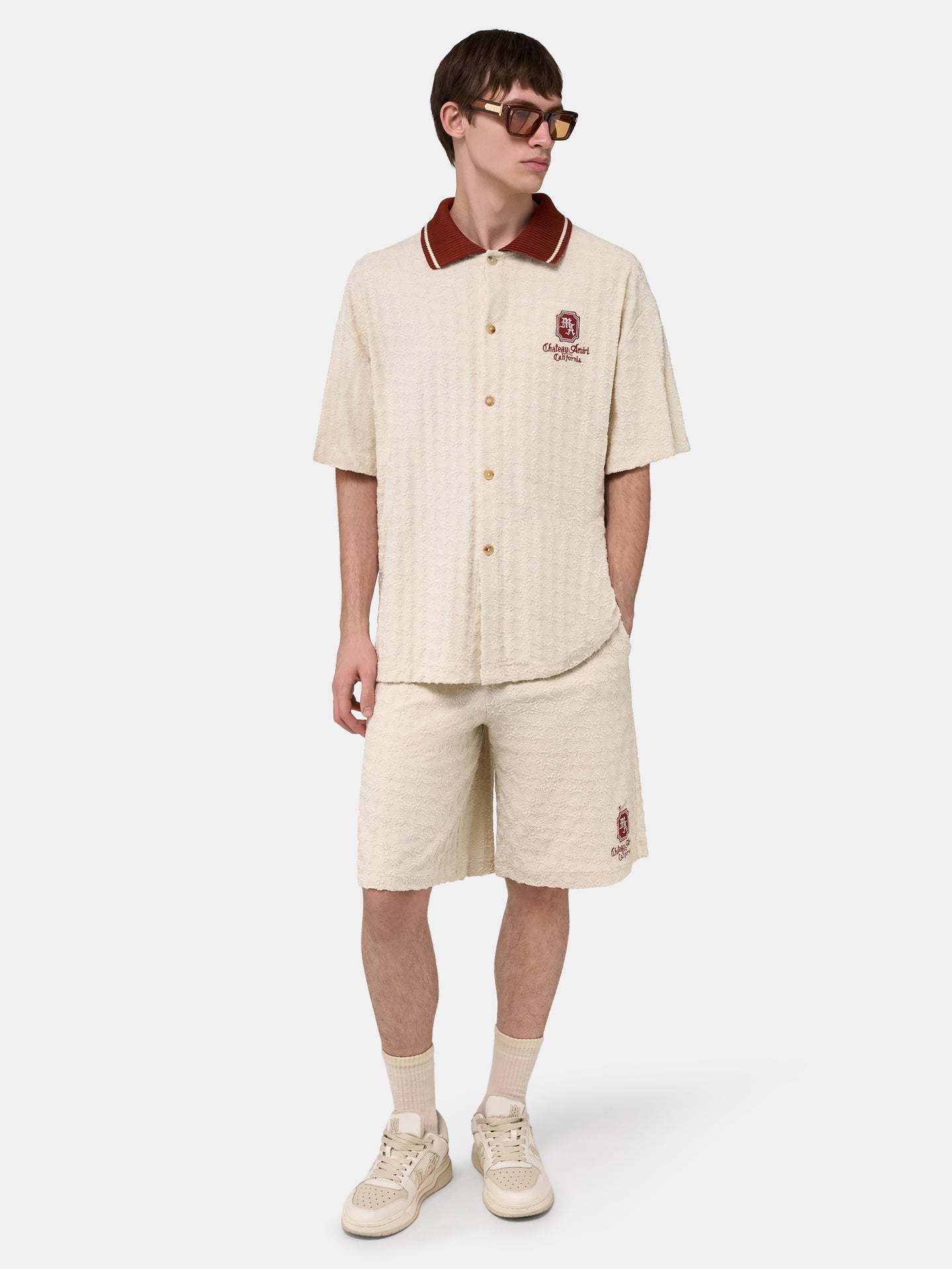 PANTALÓN CORTO OVERSIZED MA CHATEAU - Alabastro