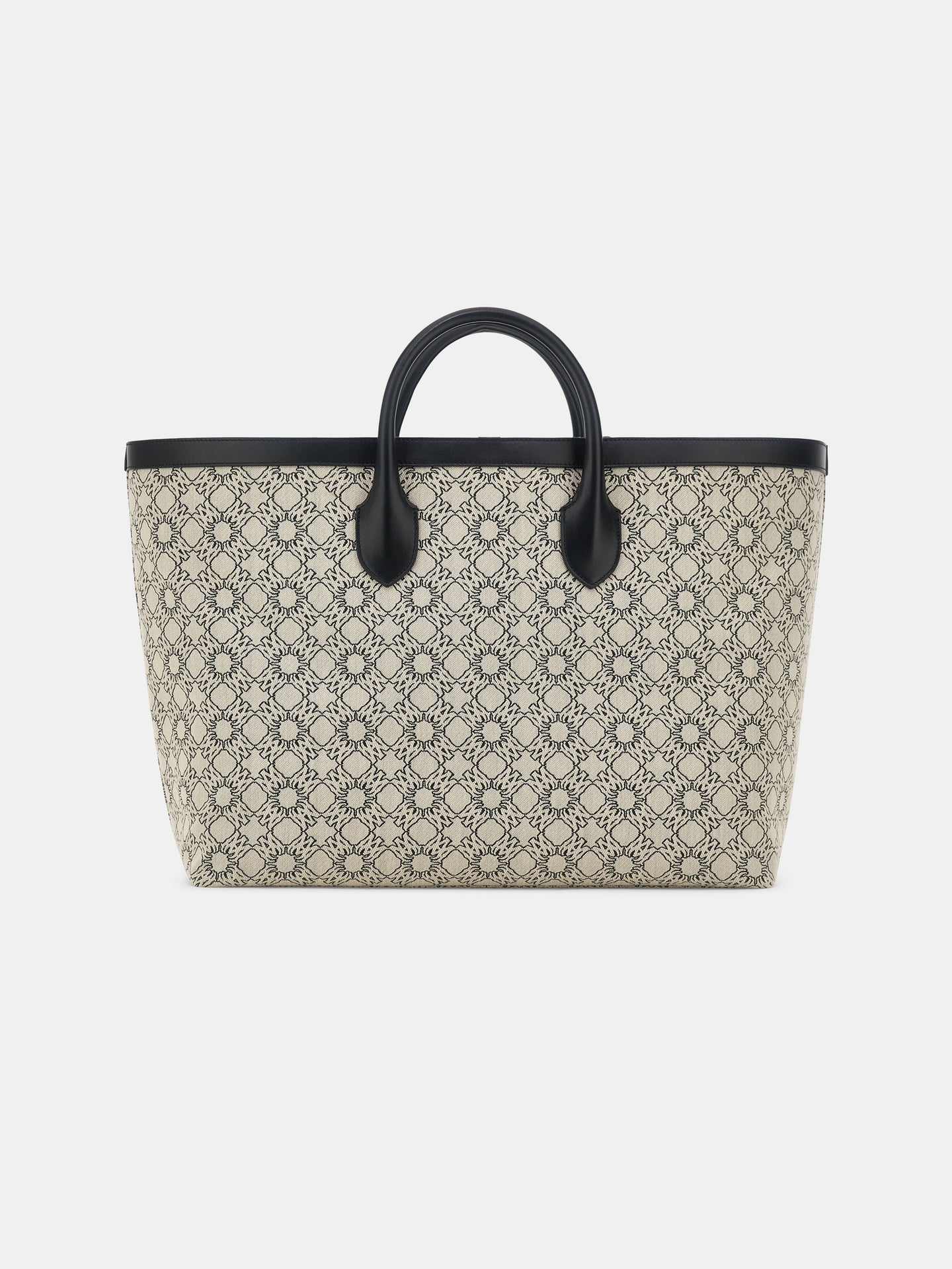 BOLSA TOTE JACQUARD MA QUAD - Gris