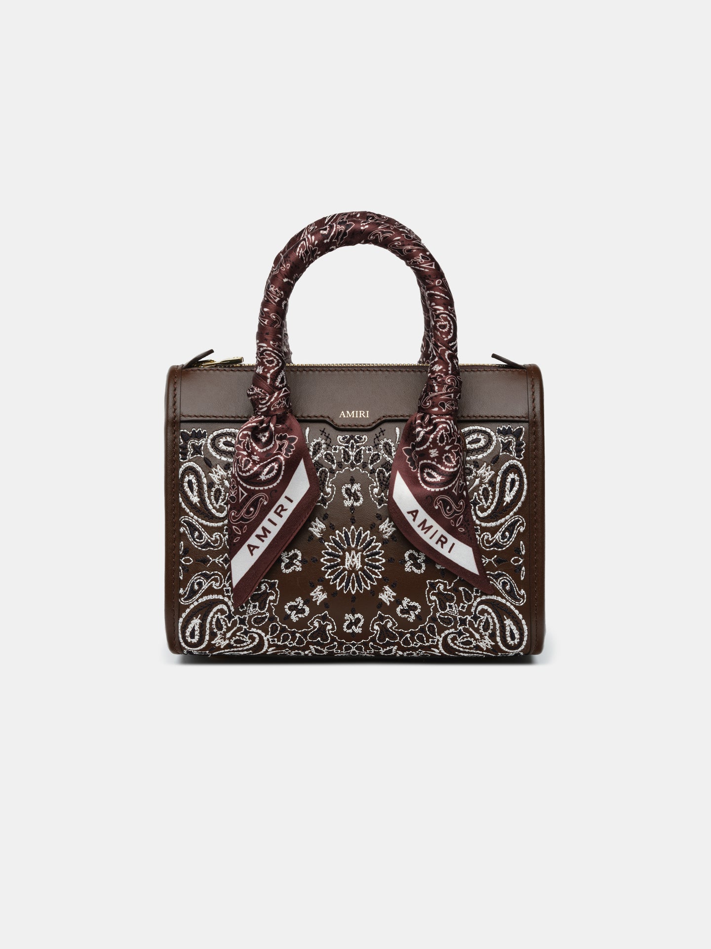 MUJER - BOLSA MICRO TRIÁNGULO BANDANA PARA MUJER - Chocolate