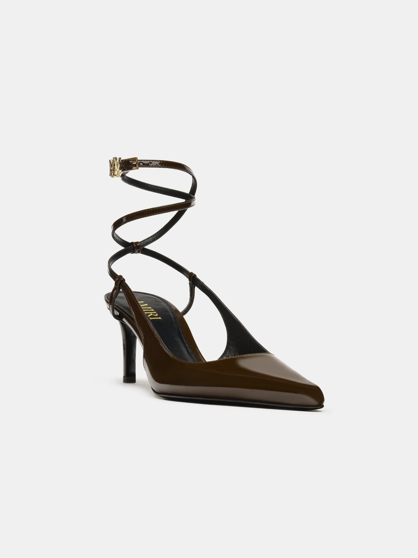 MUJER - ZAPATILLA DE TACÓN BAJO MA - Chocolate