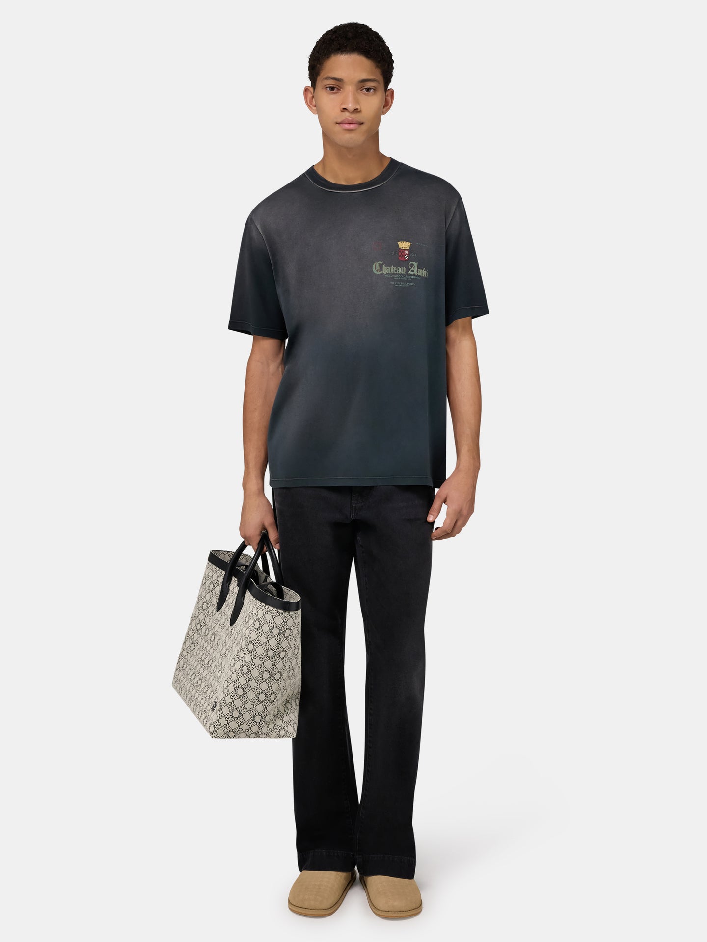 CHATEAU CROWN TEE - Negro
