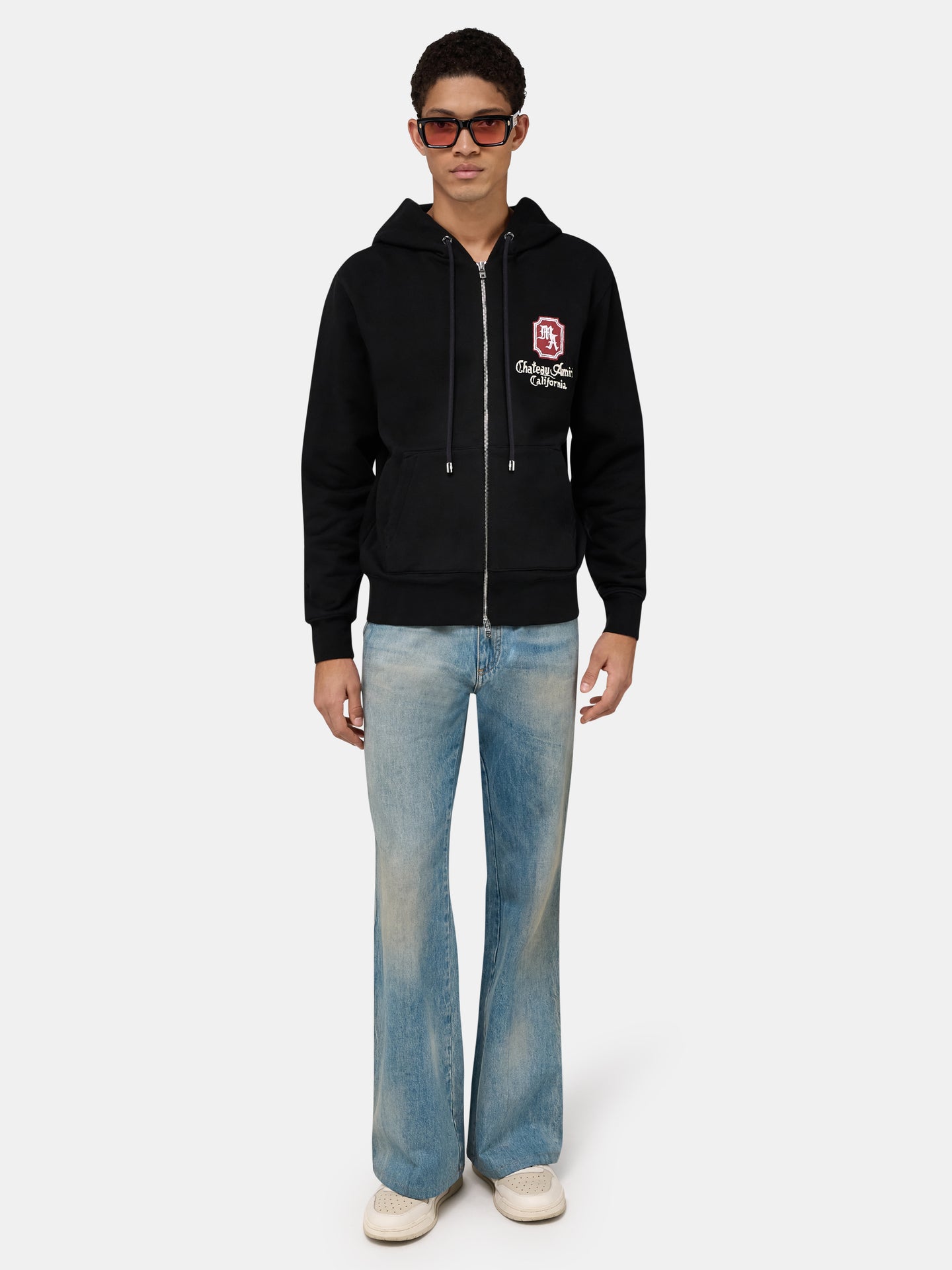 MA CHATEAU ZIP HOODIE - Negro