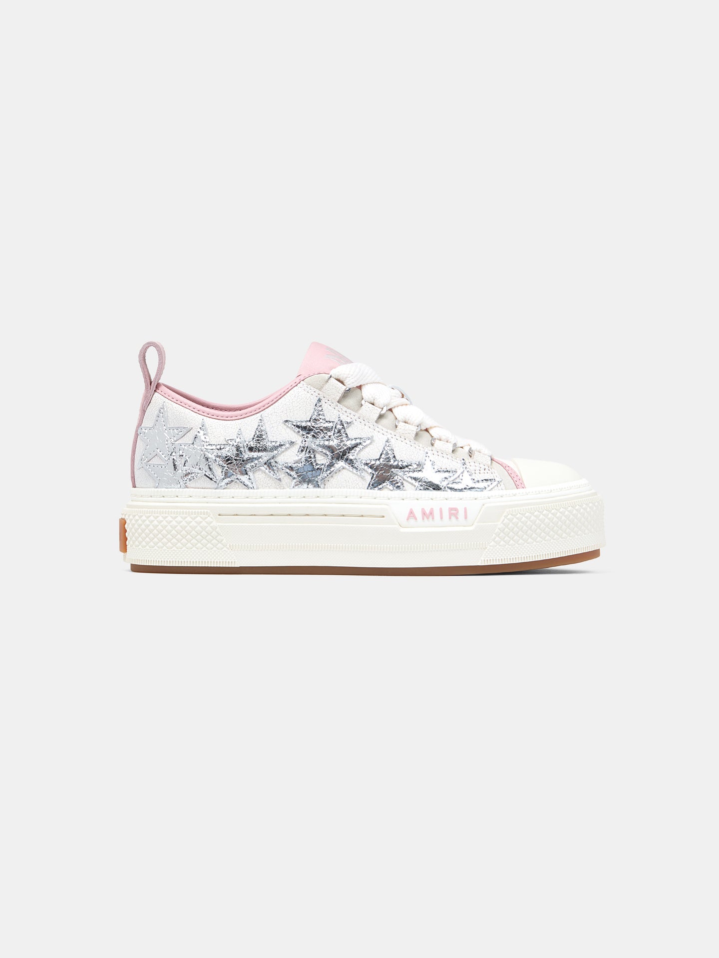 MUJER - ZAPATILLAS METÁLICAS STARS COURT BAJAS - Rosa