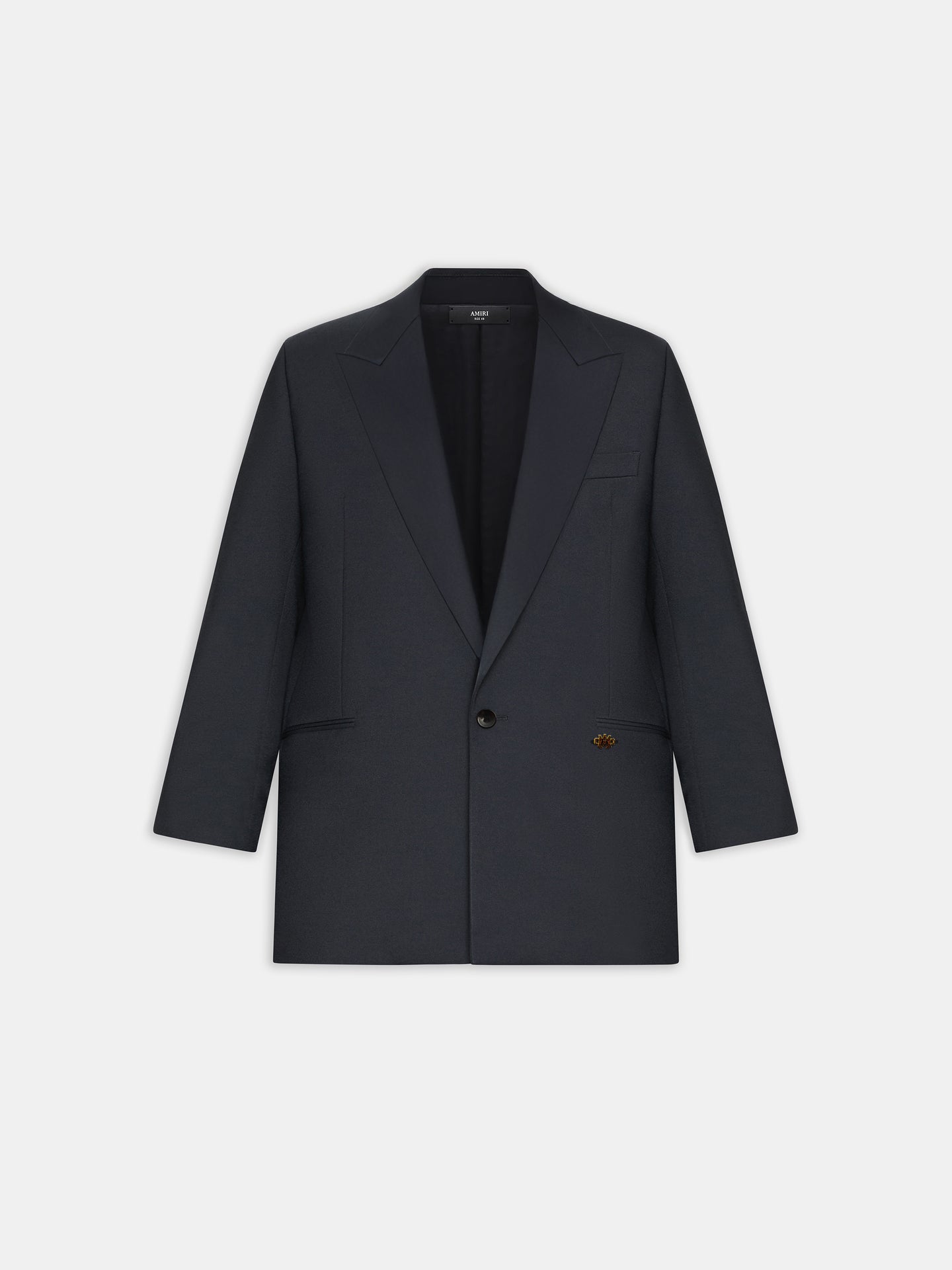 CHAQUETA DE TUXEDO MANGA SIMPLE - NEGRO