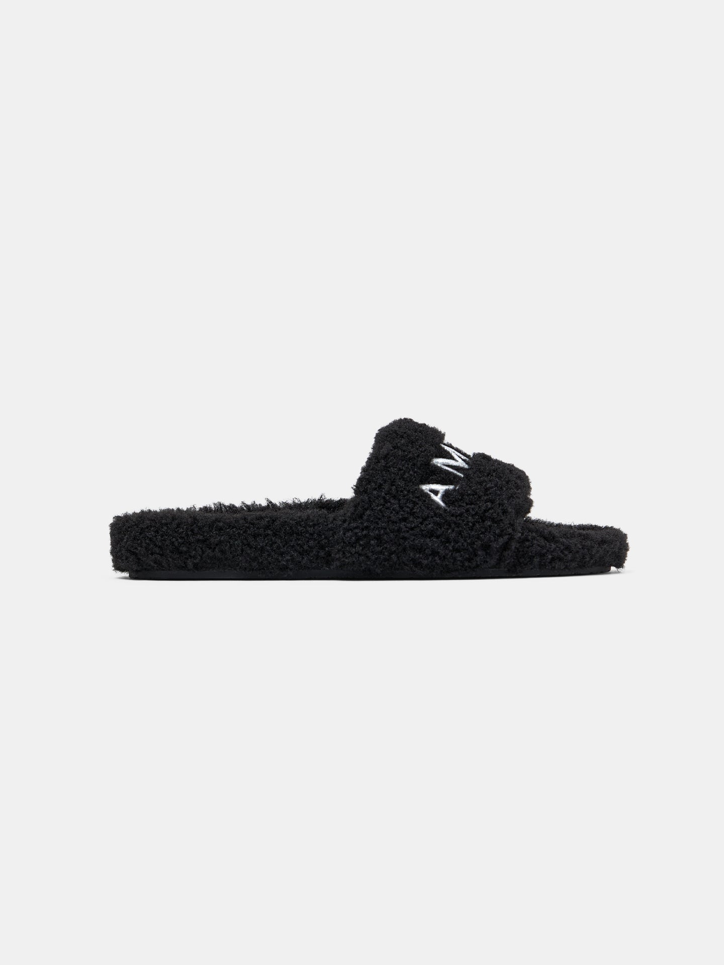 MUJER - CHANCLETAS AMIRI DE PIEL DE OVEJA - Negro