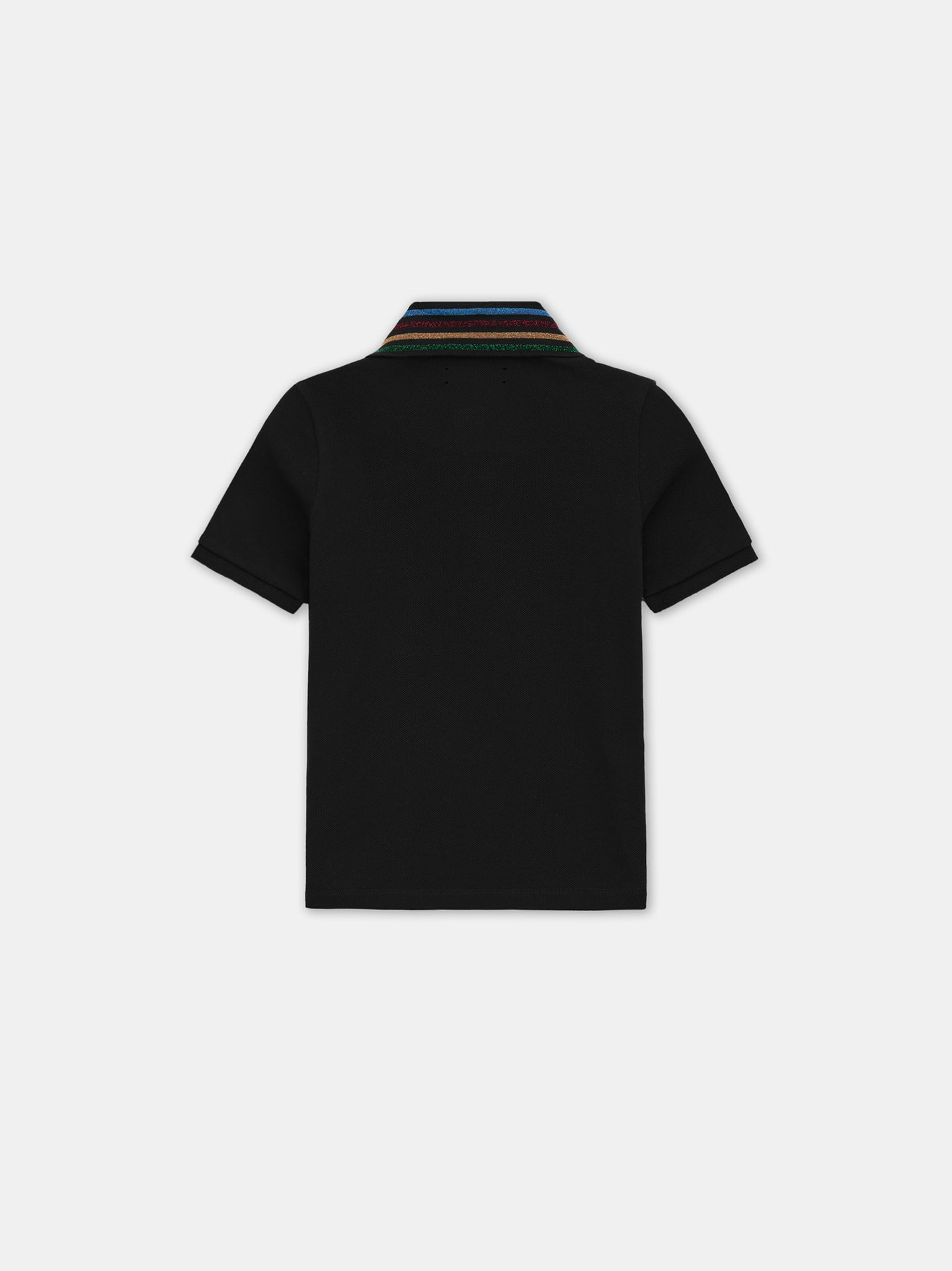 KIDS - POLERA MA QUAD SCRIBBLE PARA NIÑOS - Negro