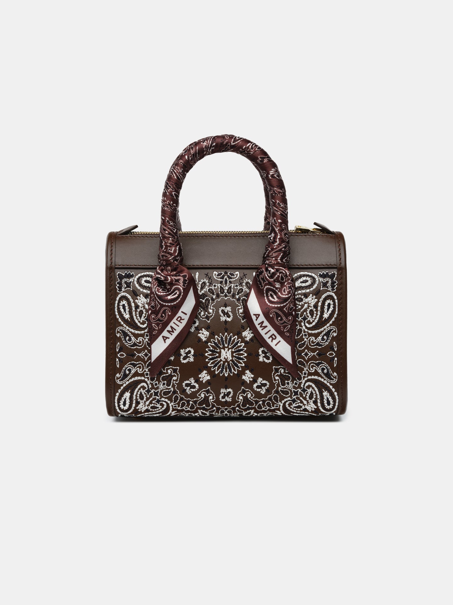MUJER - BOLSA MICRO TRIÁNGULO BANDANA PARA MUJER - Chocolate