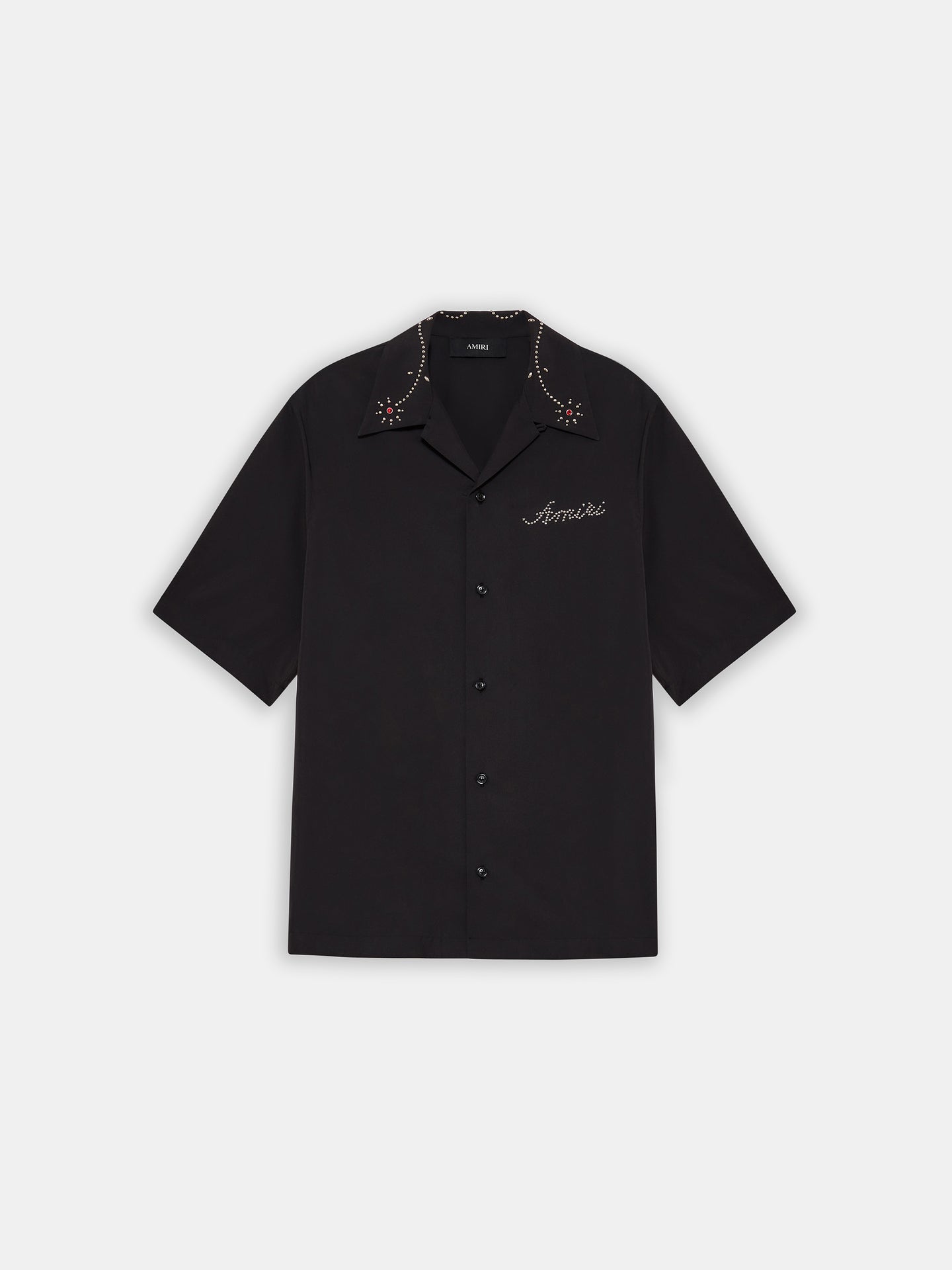 CAMISA AMIRI STUD CAMP - Negro