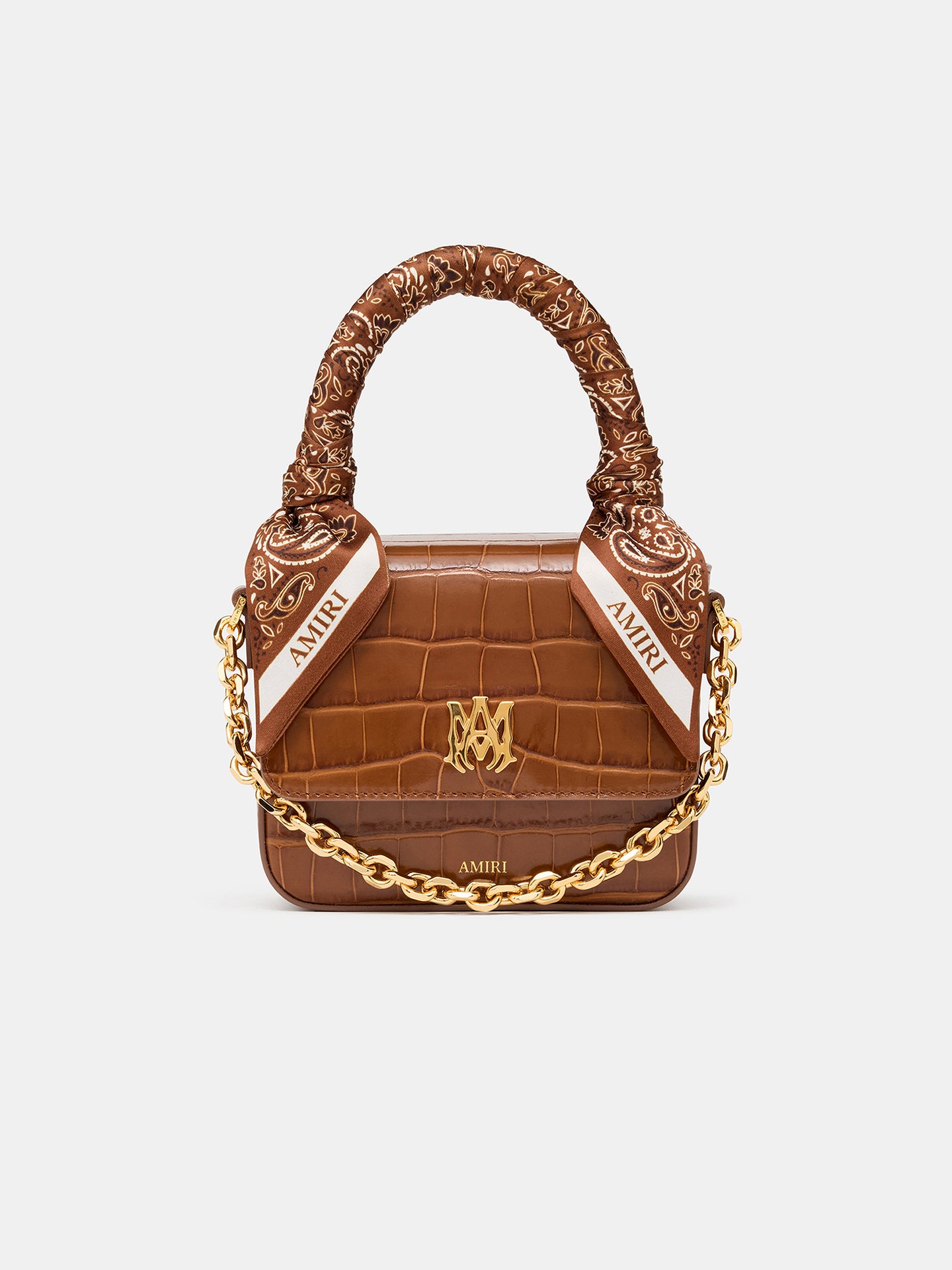 MUJER - BOLSA MICRO MA CON ESTAMPADO DE CROCO - MALT
