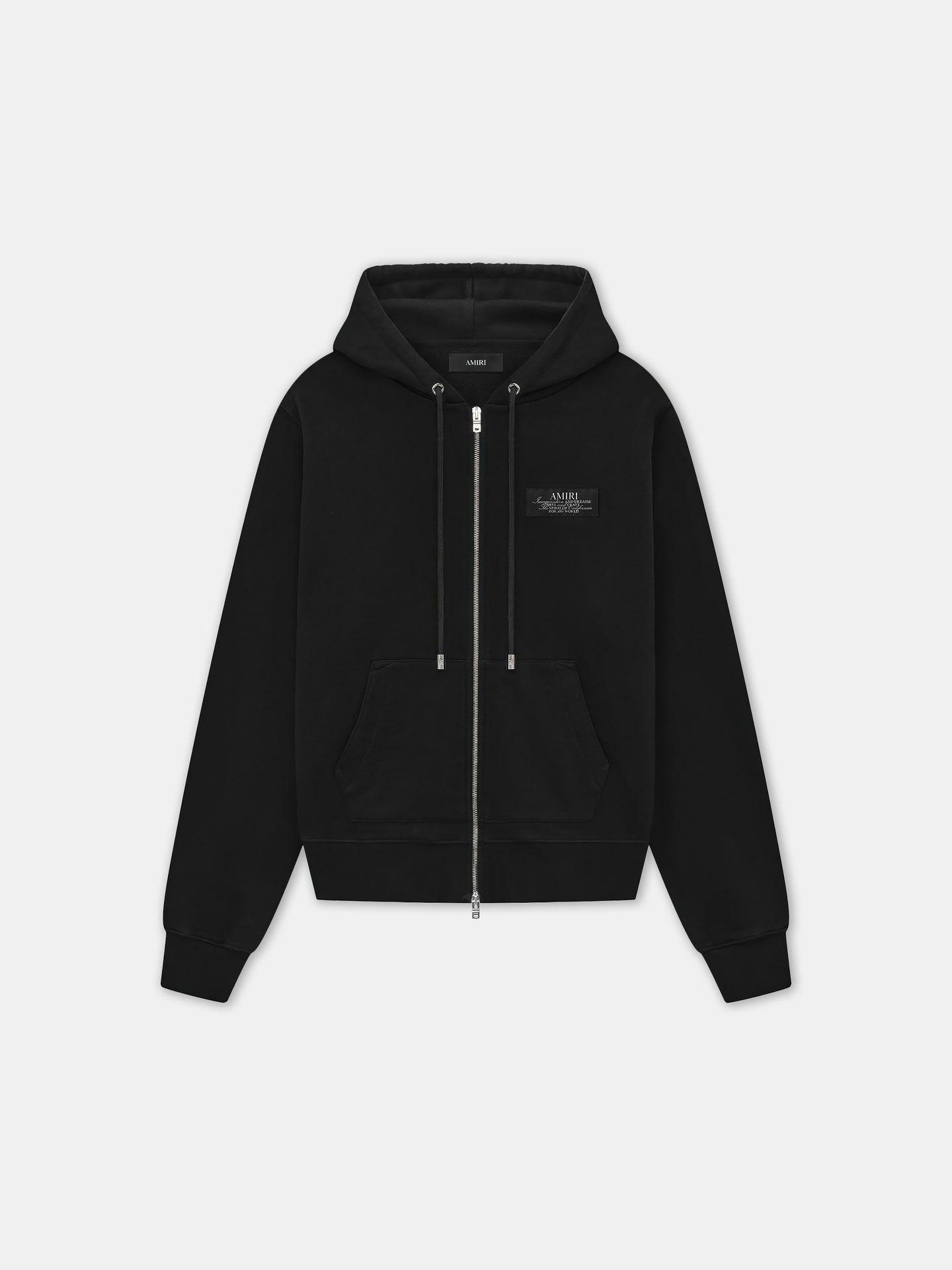 AMIRI SPIRIT ZIP HOODIE - Negro
