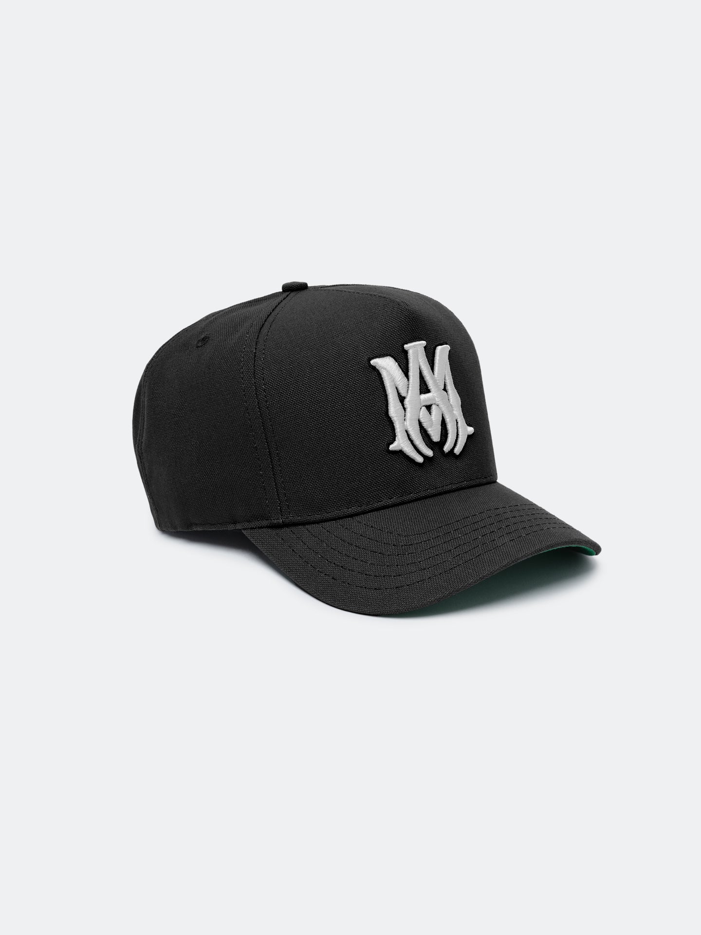 MA STAGGERED AMIRI FULL CANVAS HAT - Negro Blanco