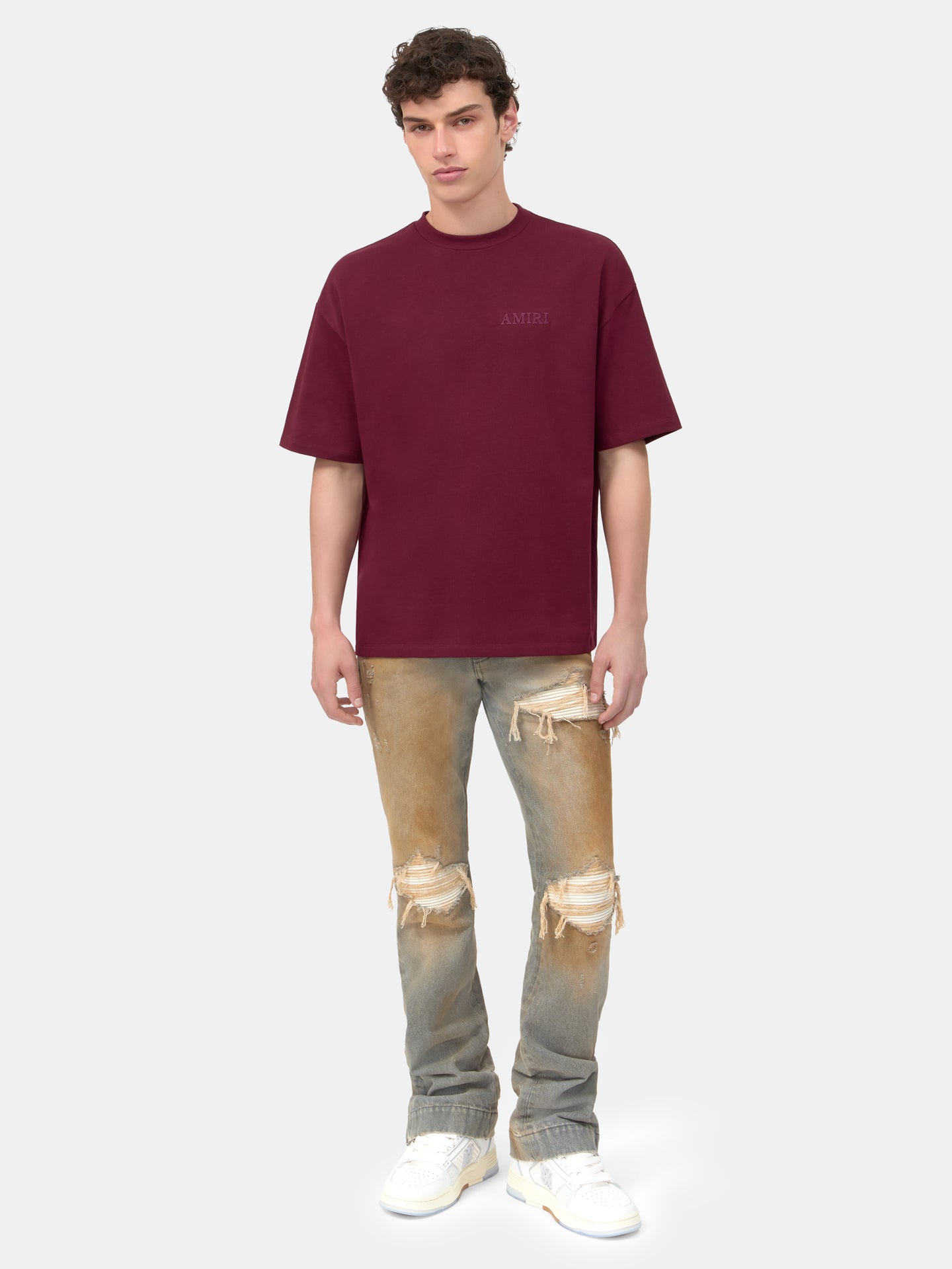 CAMISETA AMIRI OVERSIZED - Puerto Envejecido