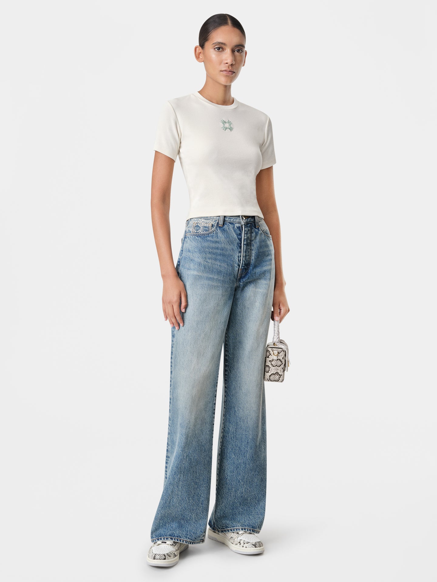 MUJER - CAMISETA BEBÉ MA QUAD - Alabastro