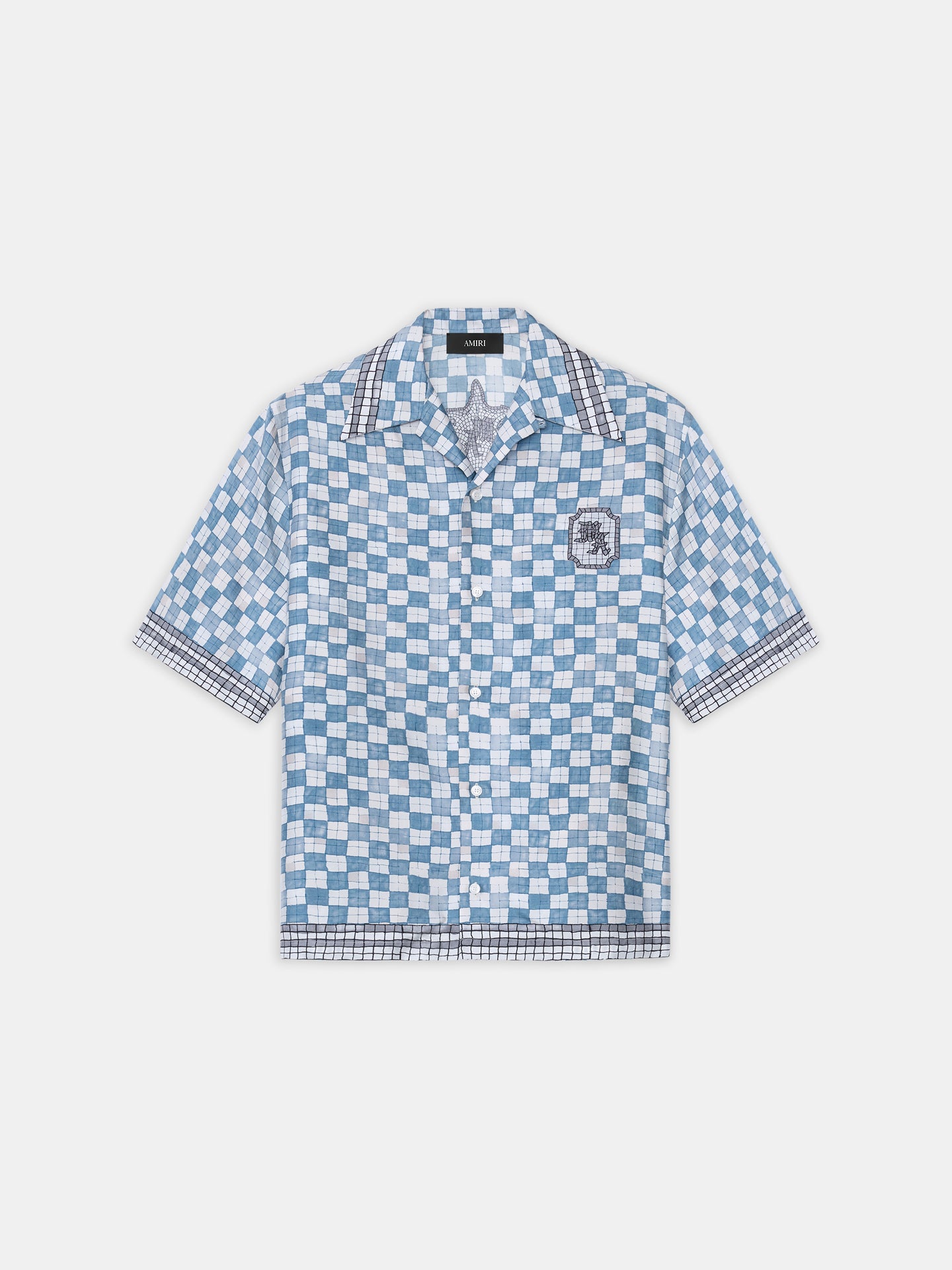 CAMISA DE HOMBRE CON ESTAMPADO CUADROS MA – Acero CAMISA DE HOMBRE CON ESTAMPADO CUADROS MA - Acero