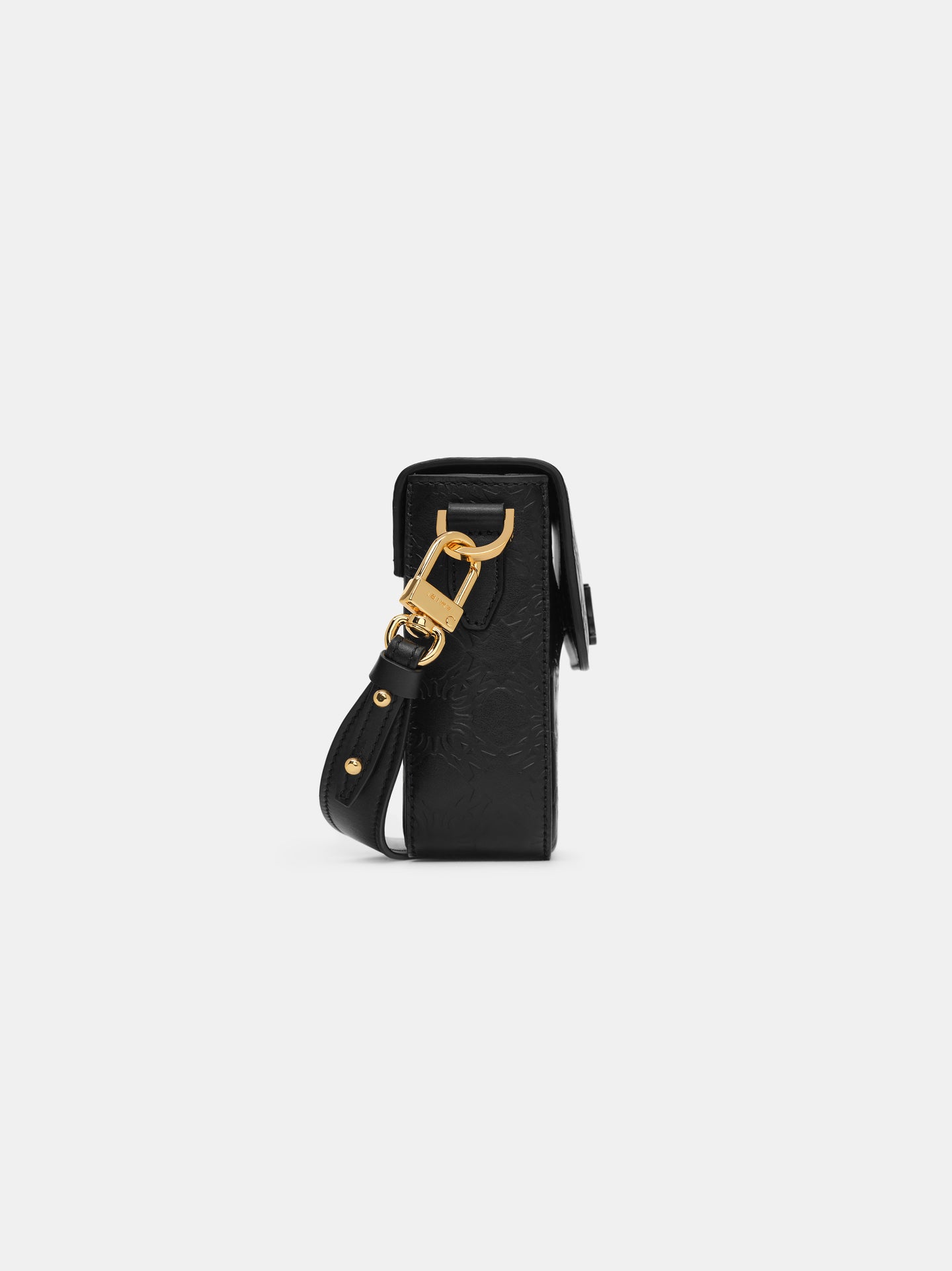 MA QUAD LEATHER CROSSBODY - Negro