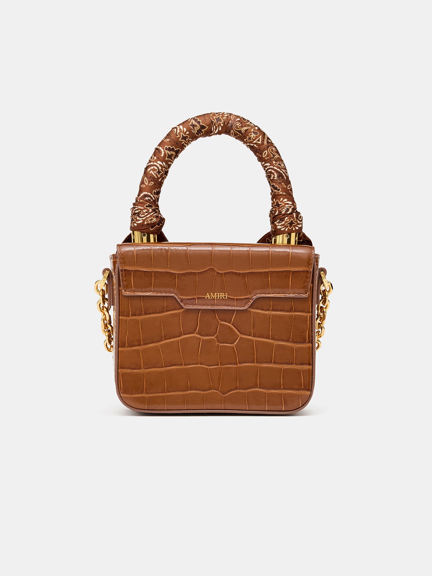 MUJER - BOLSA MICRO MA CON ESTAMPADO DE CROCO - MALT