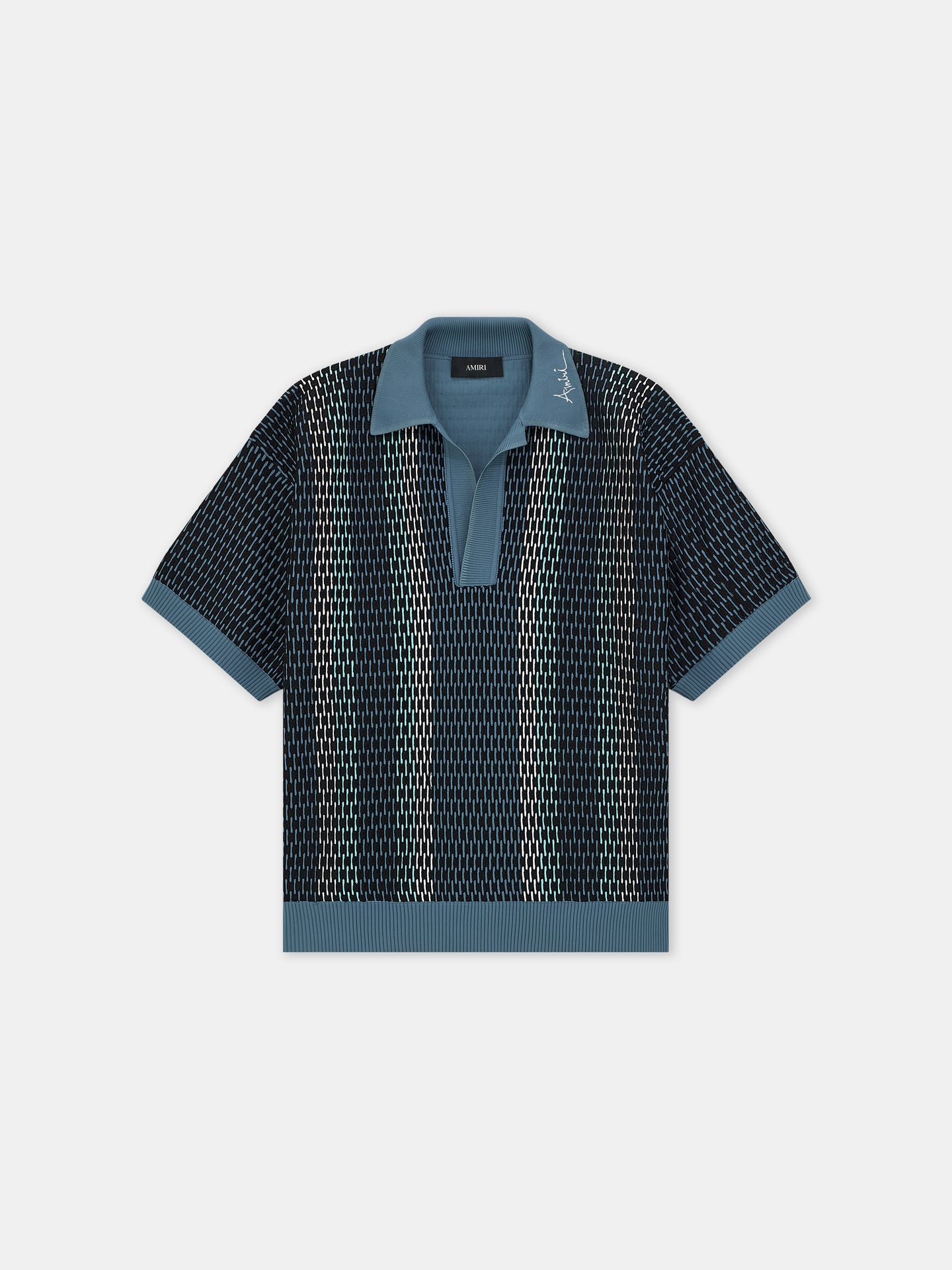 POLO ESTAMPADO - Azul