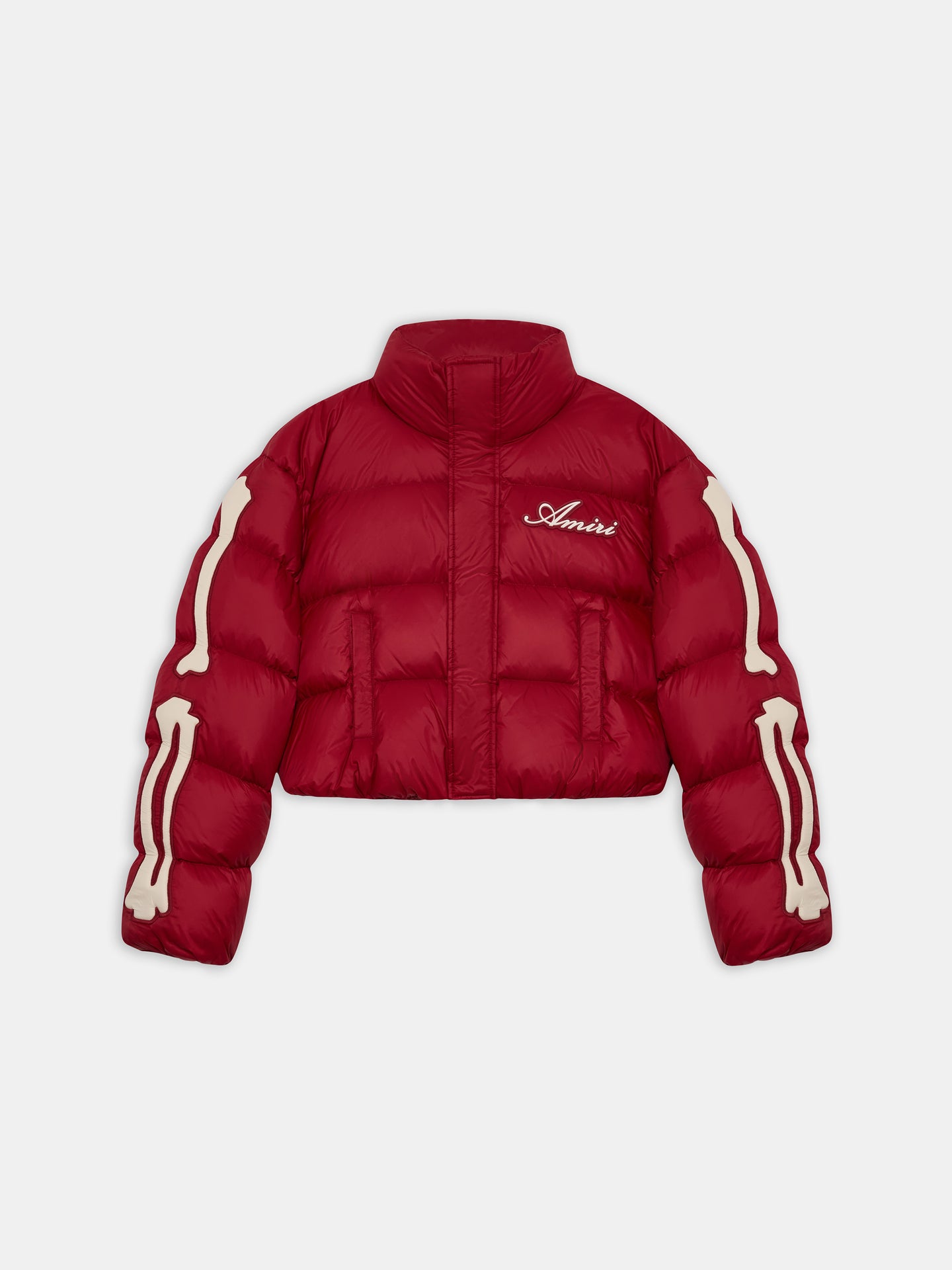 MUJER - CHAQUETA CORTA DE PLUMÓN PARA MUJER - Rojo Profundo