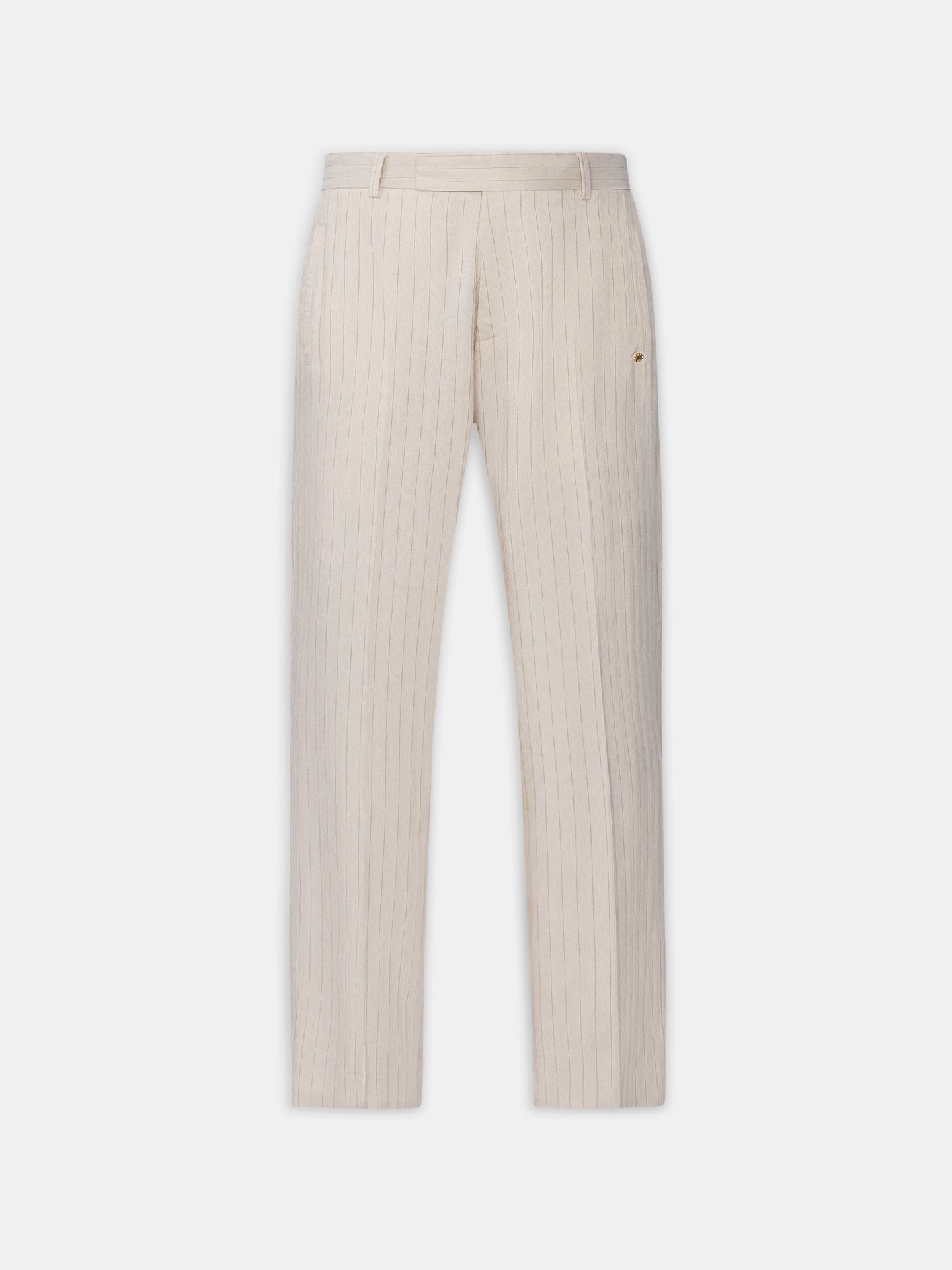 PANTALÓN ELEGANTE CON RAYAS - Alabastro