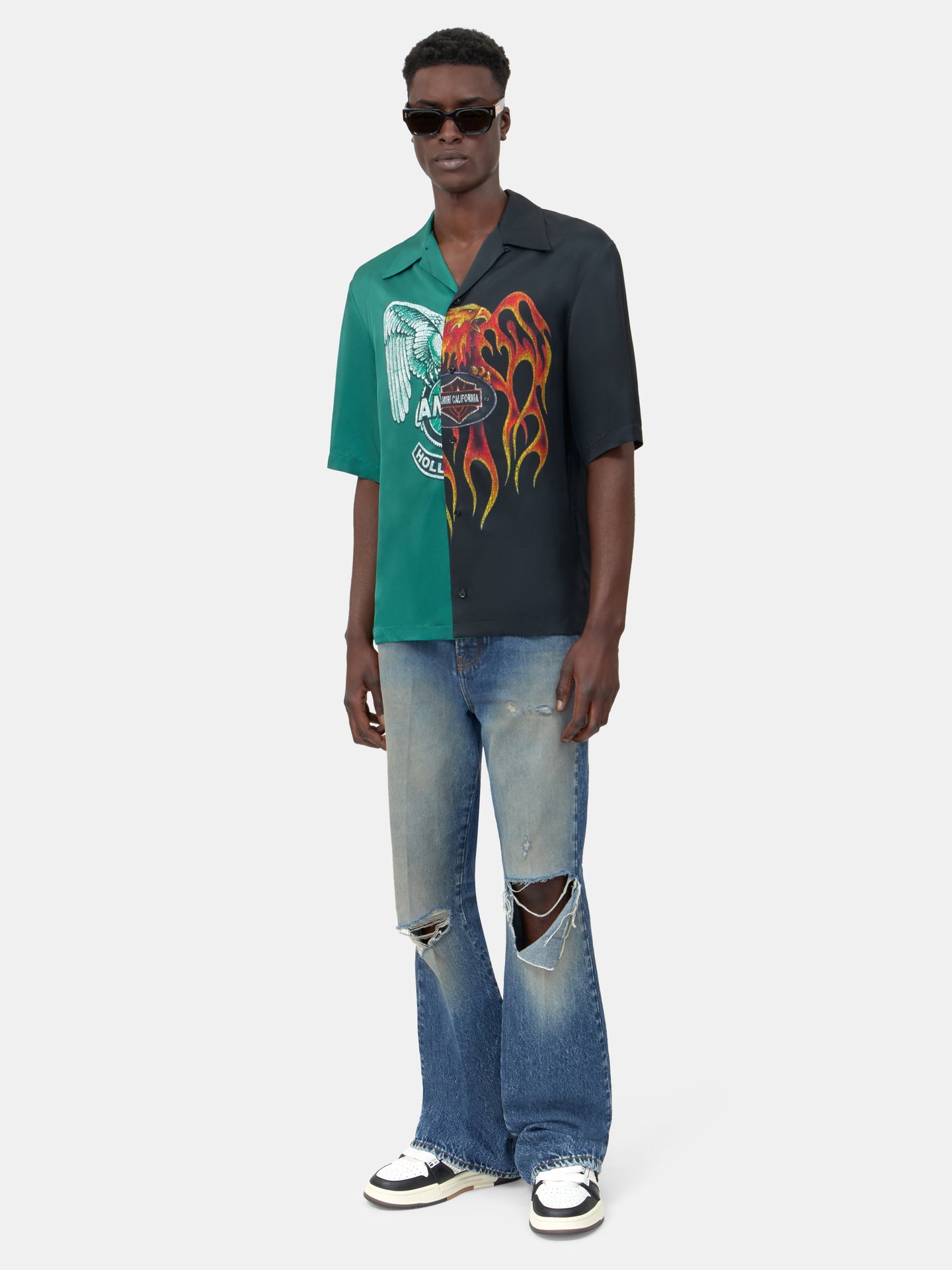 CAMISA DE CAMPANA SPICADA - Multi