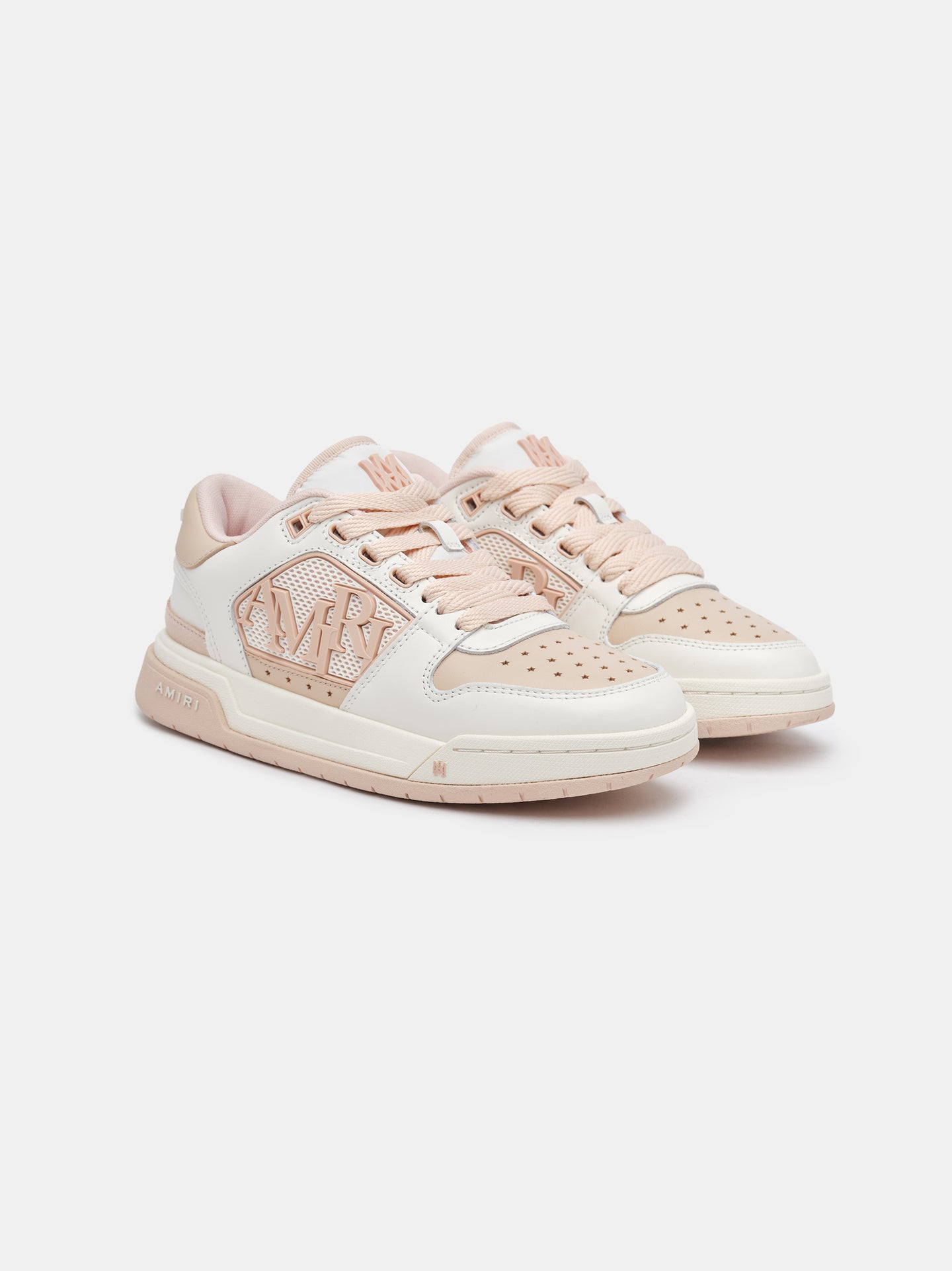 MUJER - CLÁSICO BAJO MASCULINO - Blanco Rosa
