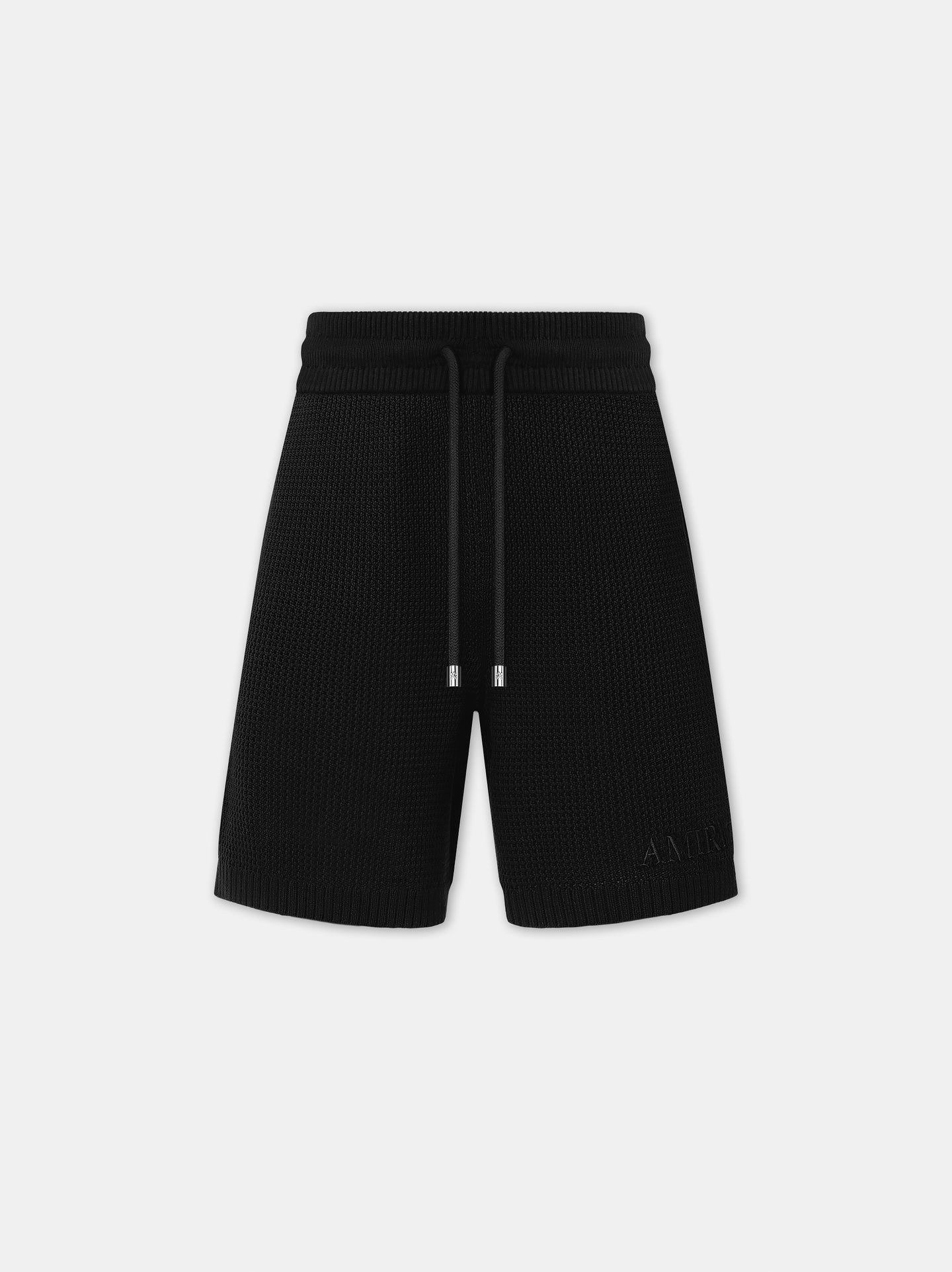 PANTALÓN CORTO DE MALLA TEJIDA AMIRI – Negro PANTALÓN CORTO DE MALLA TEJIDA AMIRI - Negro