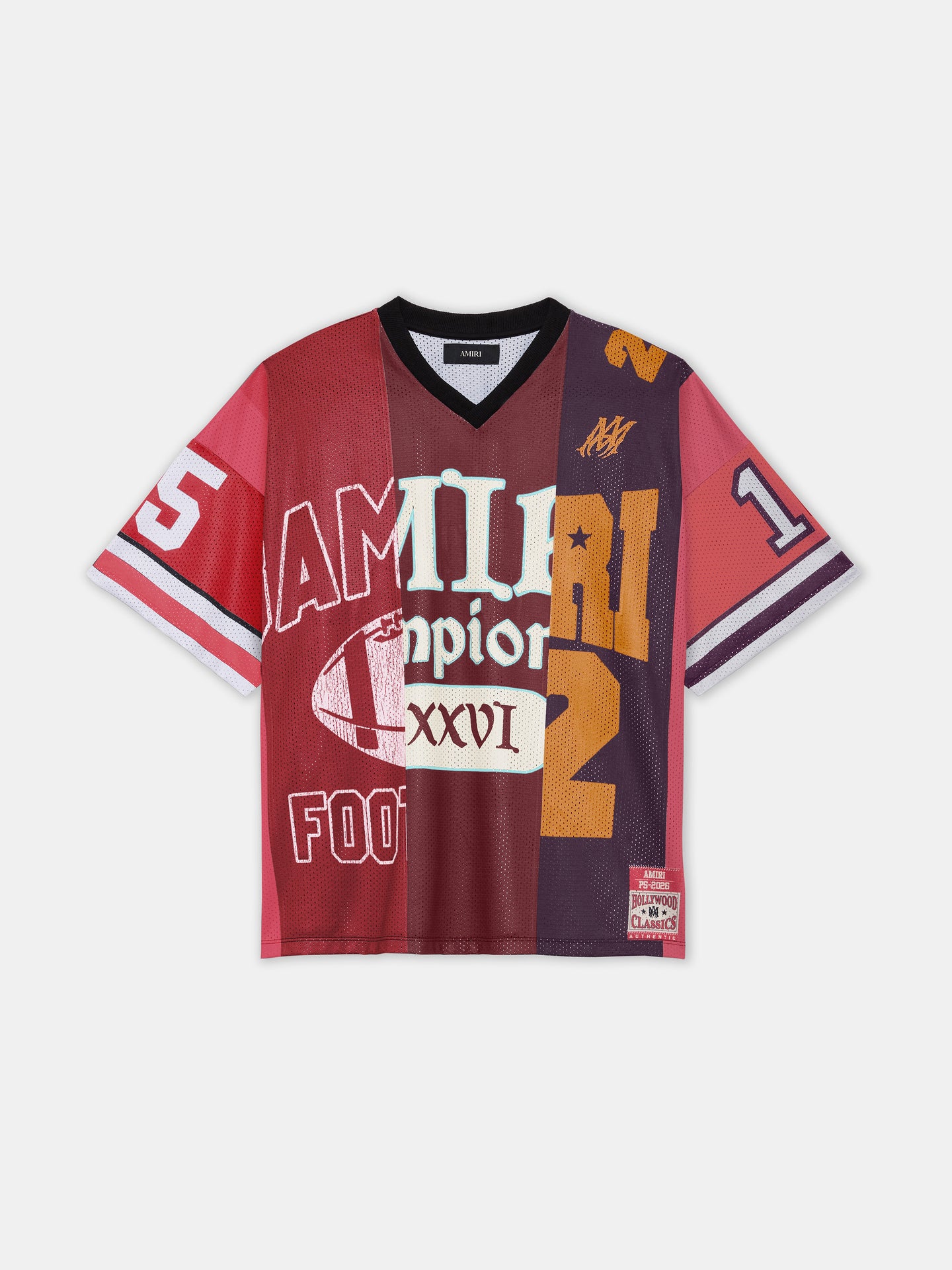 CAMISETA DE MALLA GRANDE ESPICADA - Rojo