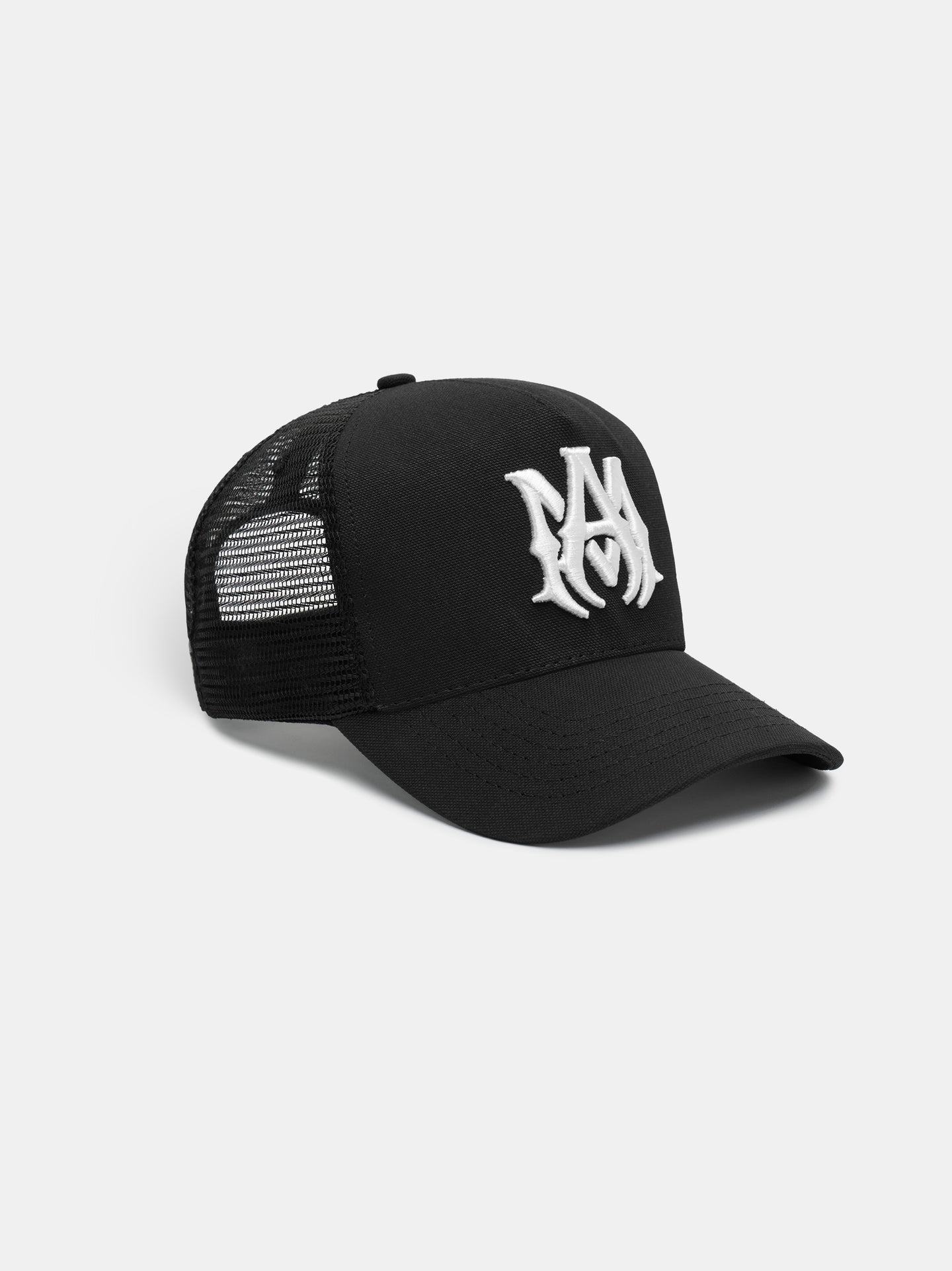 Sombrero Trucker con Logotipo MA - Negro/Blanco