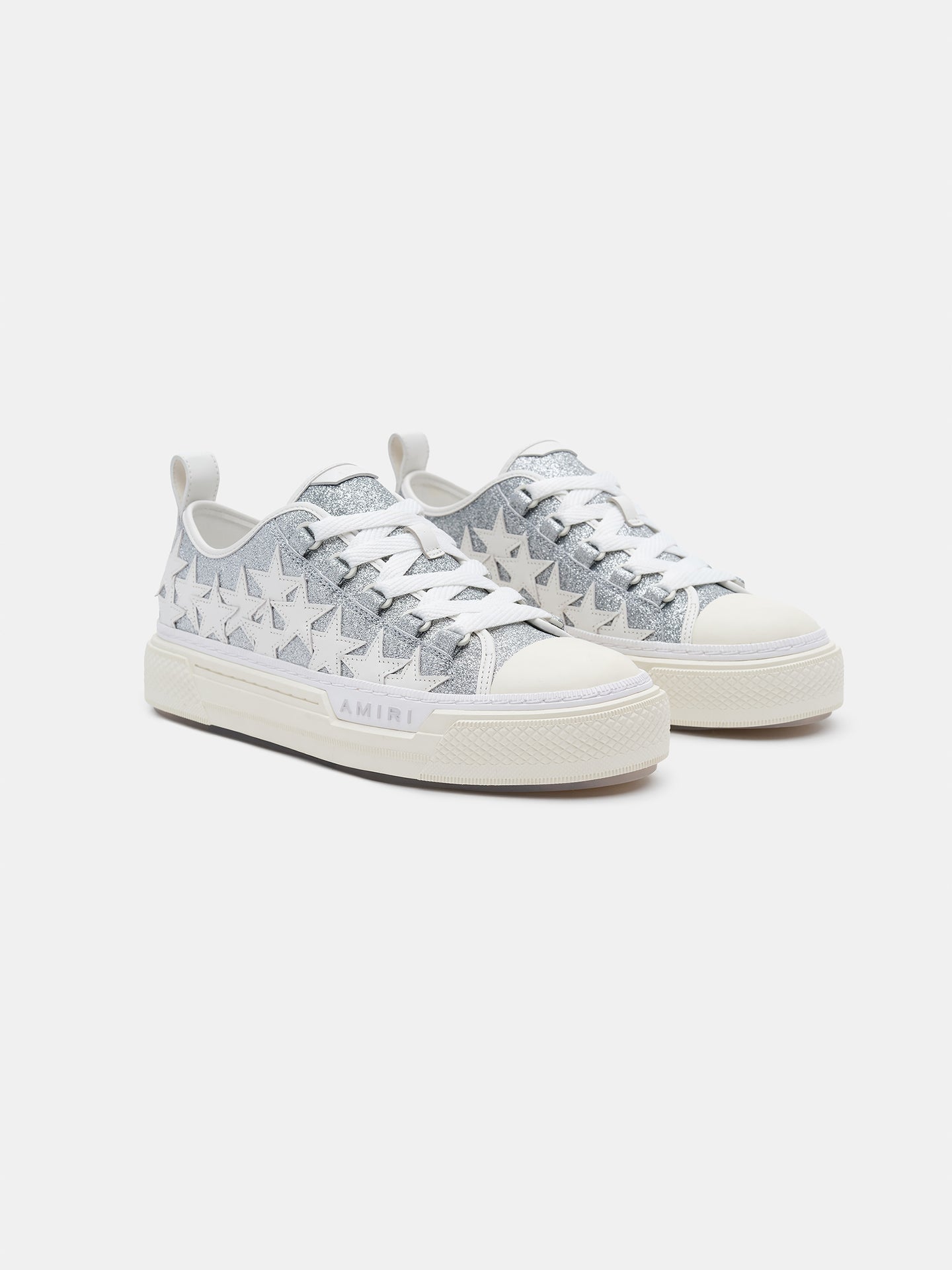 MUJER - ZAPATILLAS DE TACÓN BAJAS GLITTER STARS - Plata
