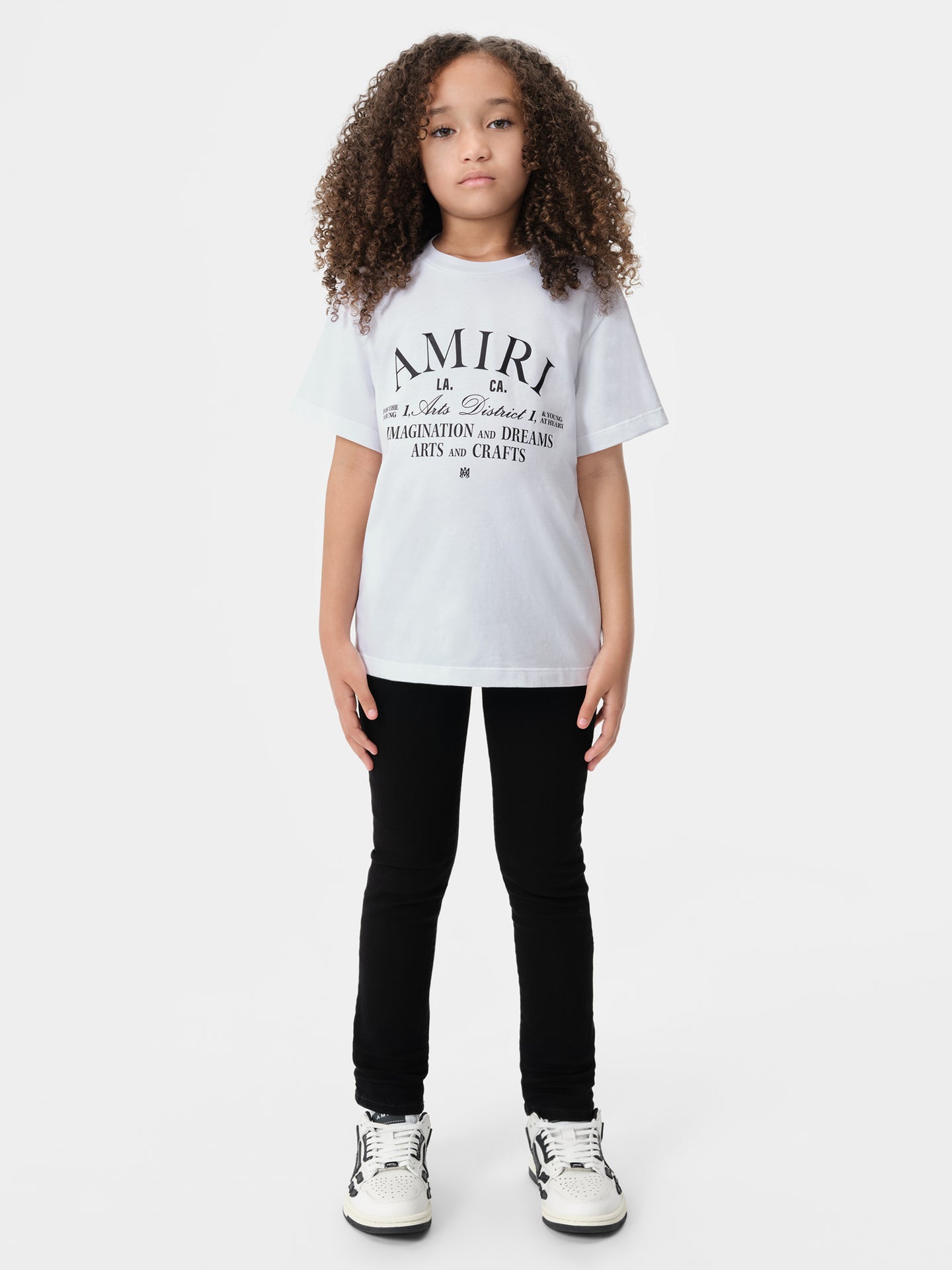 NIÑOS - CAMISETA AMIRI ARTS DISTRICT PARA NIÑOS - Blanco