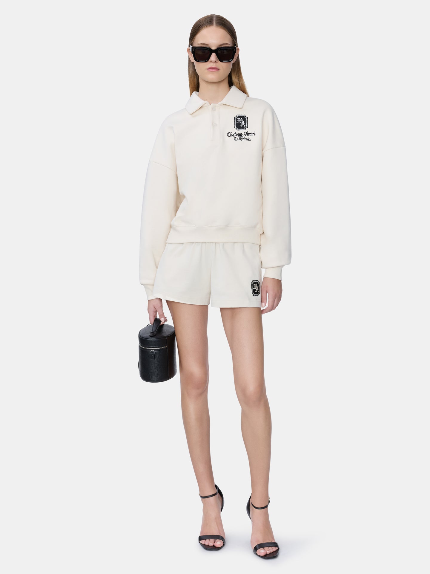 MUJER - PANTALÓN CORTO DE SWEAT MA CHATEAU - Alabastro