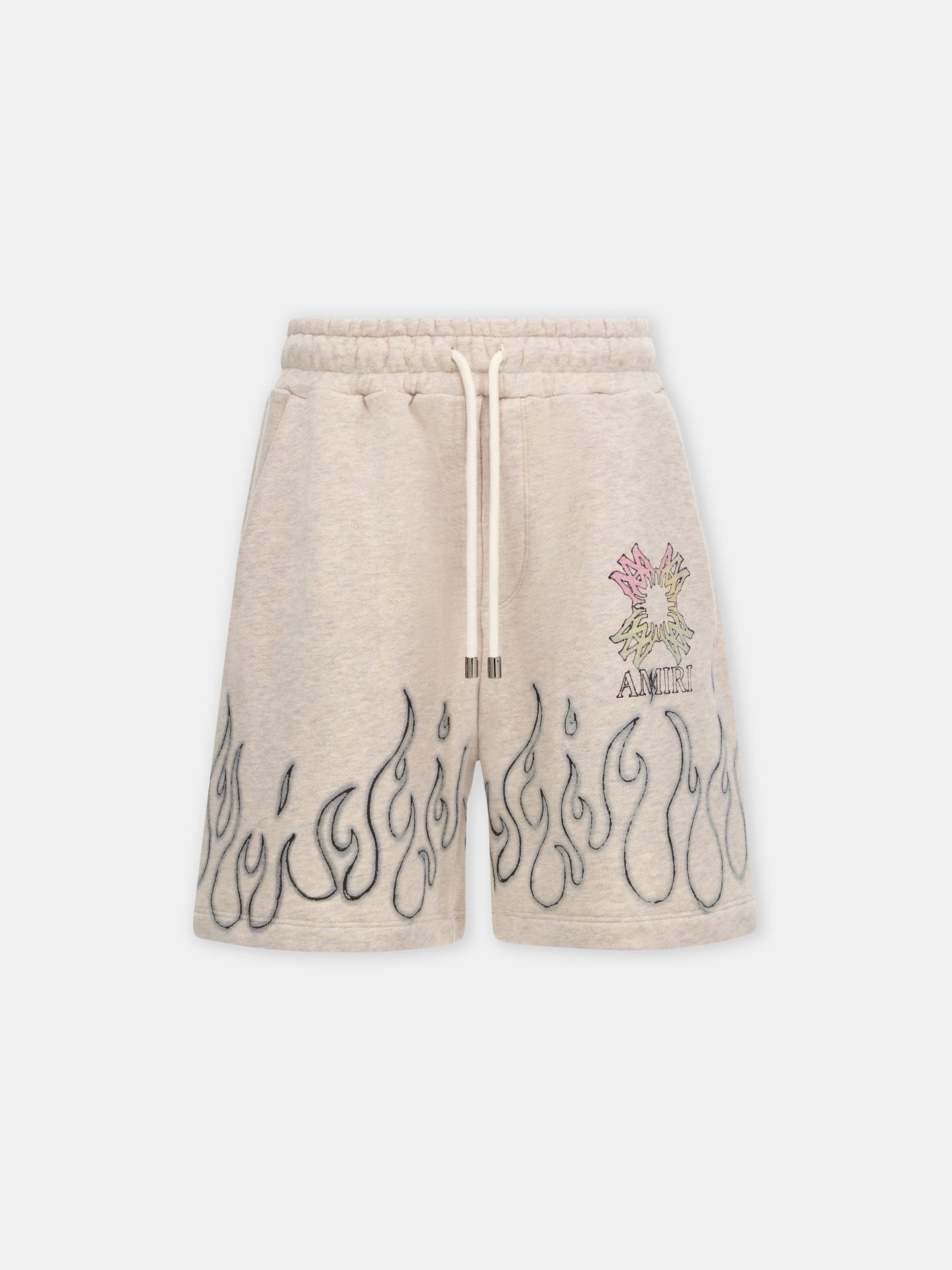 PANTALÓN CORTO DE SUDADERA MA QUAD FLAMES - Marfil